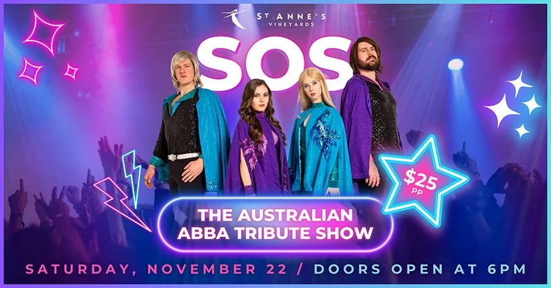 SOS The Australian ABBA Show at St Anne's Winery, Myrniong