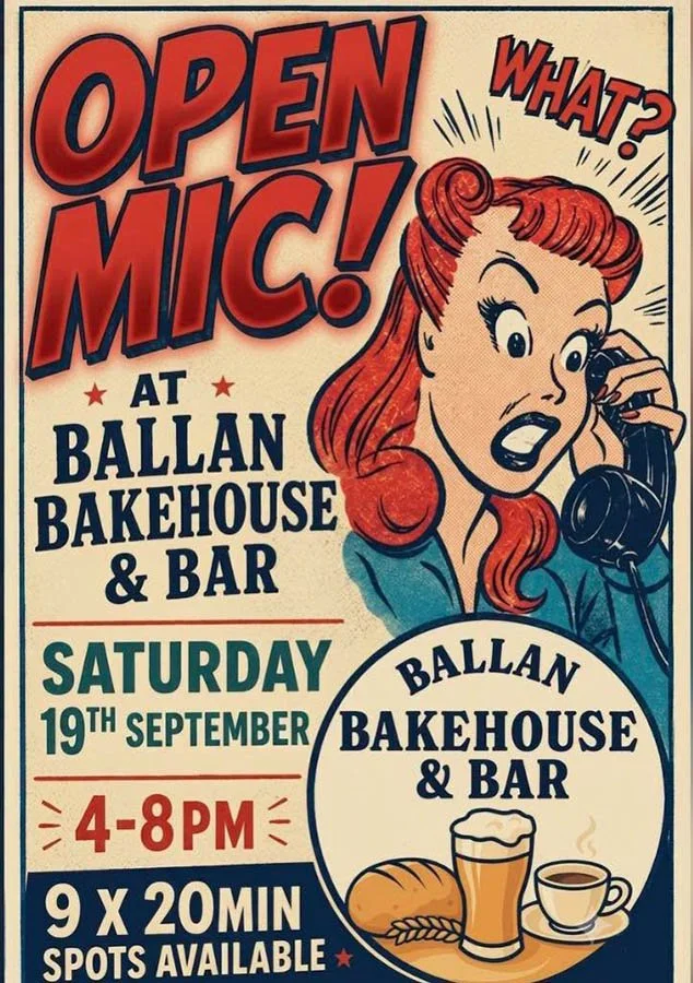 Open Mic at Ballan Bakehouse & Bar
