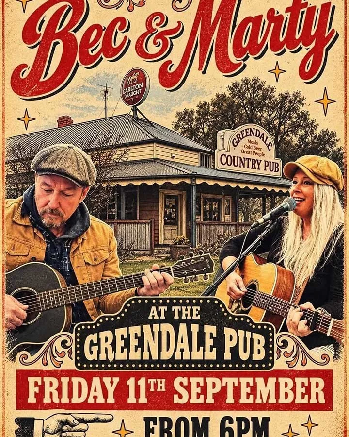 Live Music with Bec and Marty at the Greendale Pub