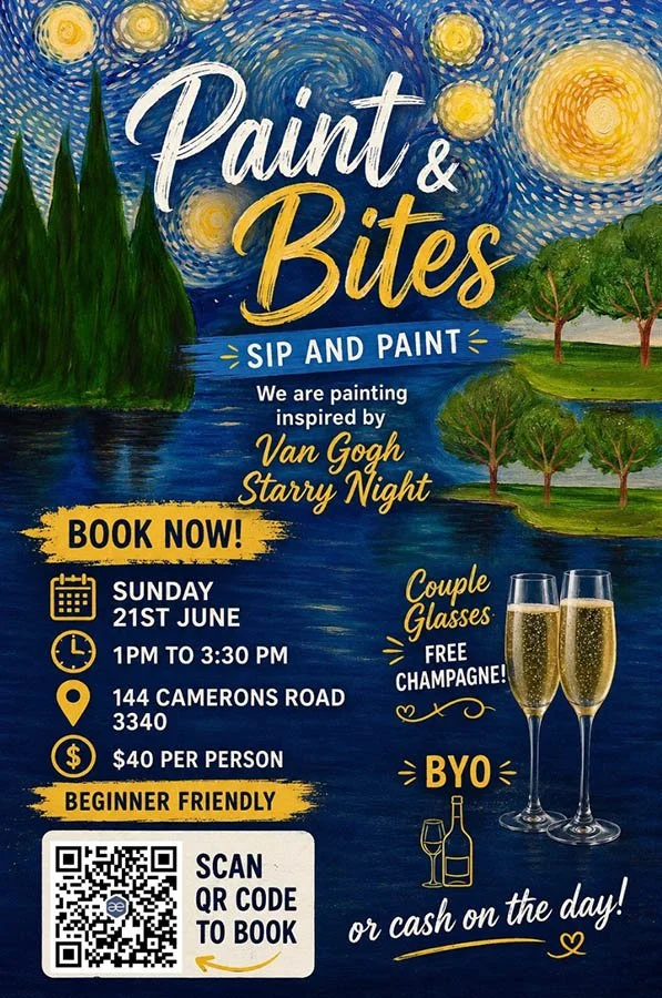 Paint, Sip and Bites Starry Night Experience