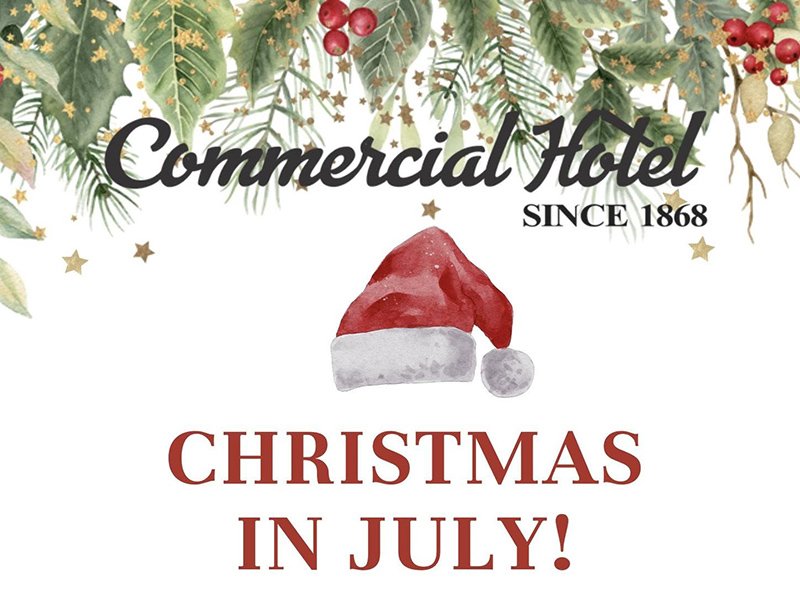 Christmas in July at the Commercial Hotel Ballan