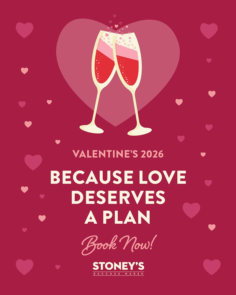 Valentine's Day 2026 at Stoney's Club, Bacchus Marsh