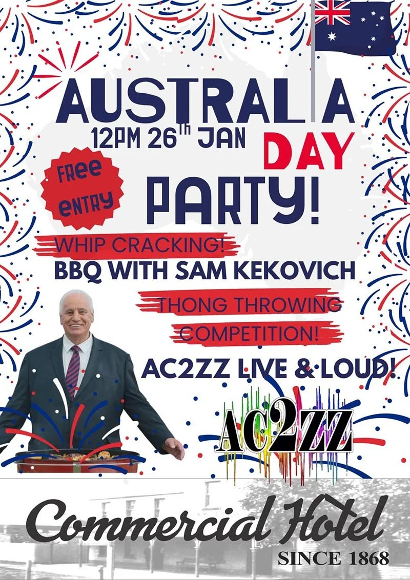 Australia Day 2026 at the Commercial Hotel Ballan