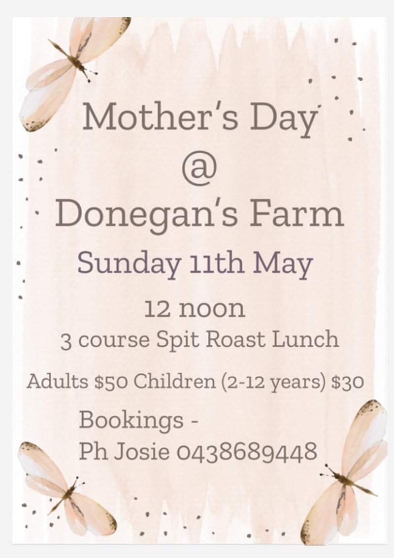 Mother's Day at Donegan's Farm