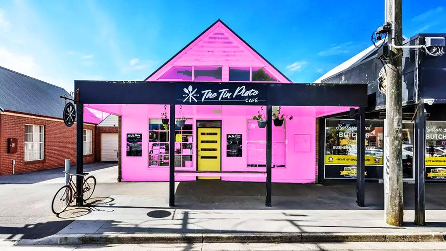 Cafe Pink Morning Tea at The Tin Plate 