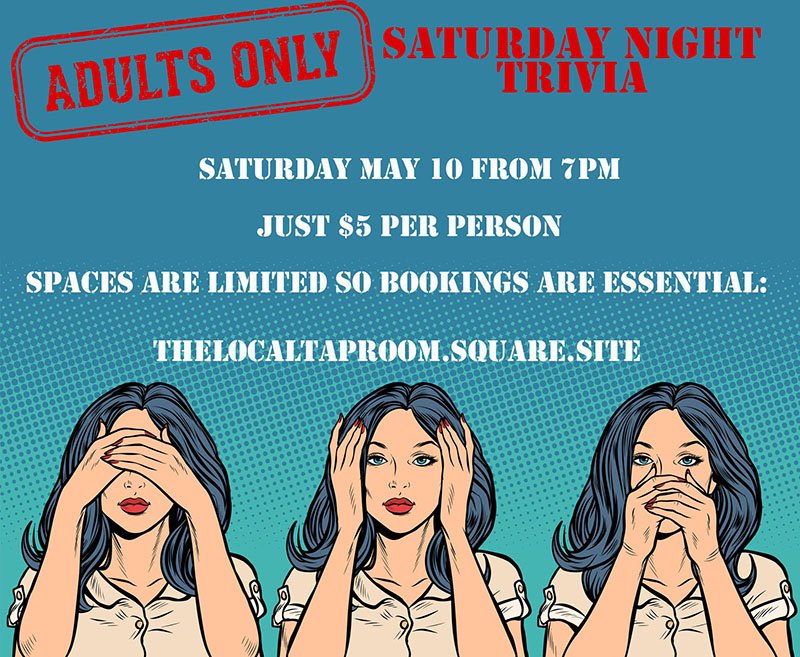 Adults Only Trivia at the Local Taproom