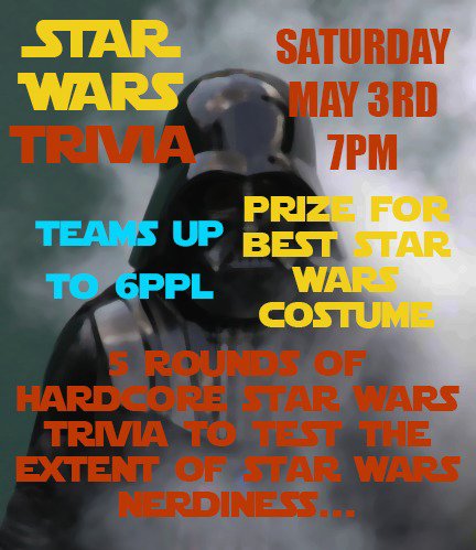 Star Wars Trivia at the Local Taproom