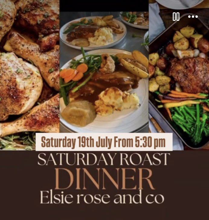 Saturday Roast Dinner at Elsie Rose Bakes