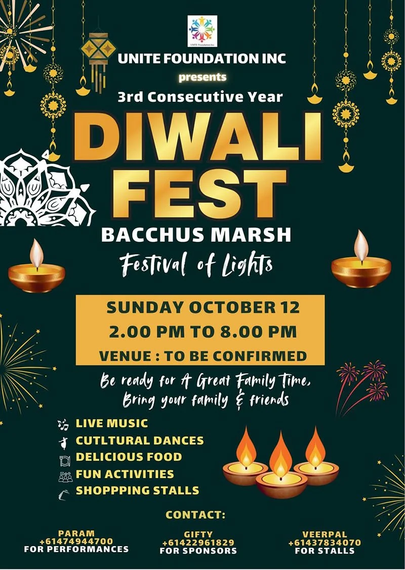 Diwali Fest 2025 in Bacchus Marsh