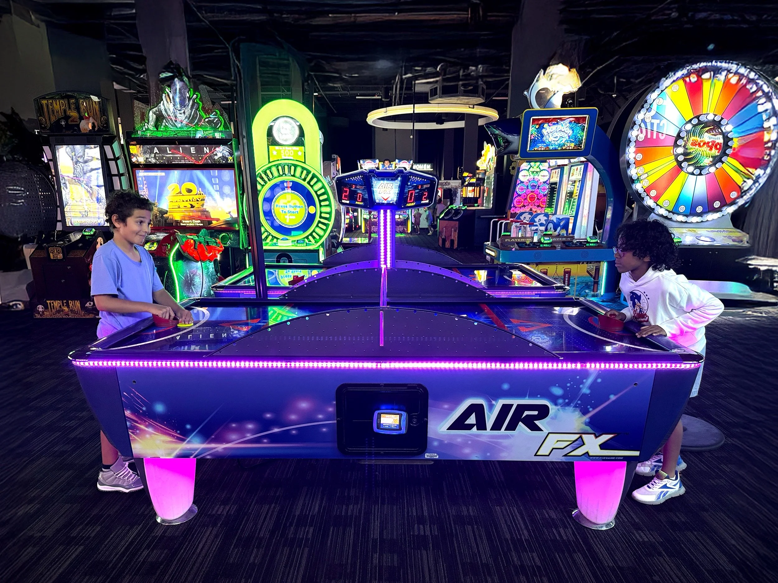 TD, dave &amp; busters family and Friends fun night.