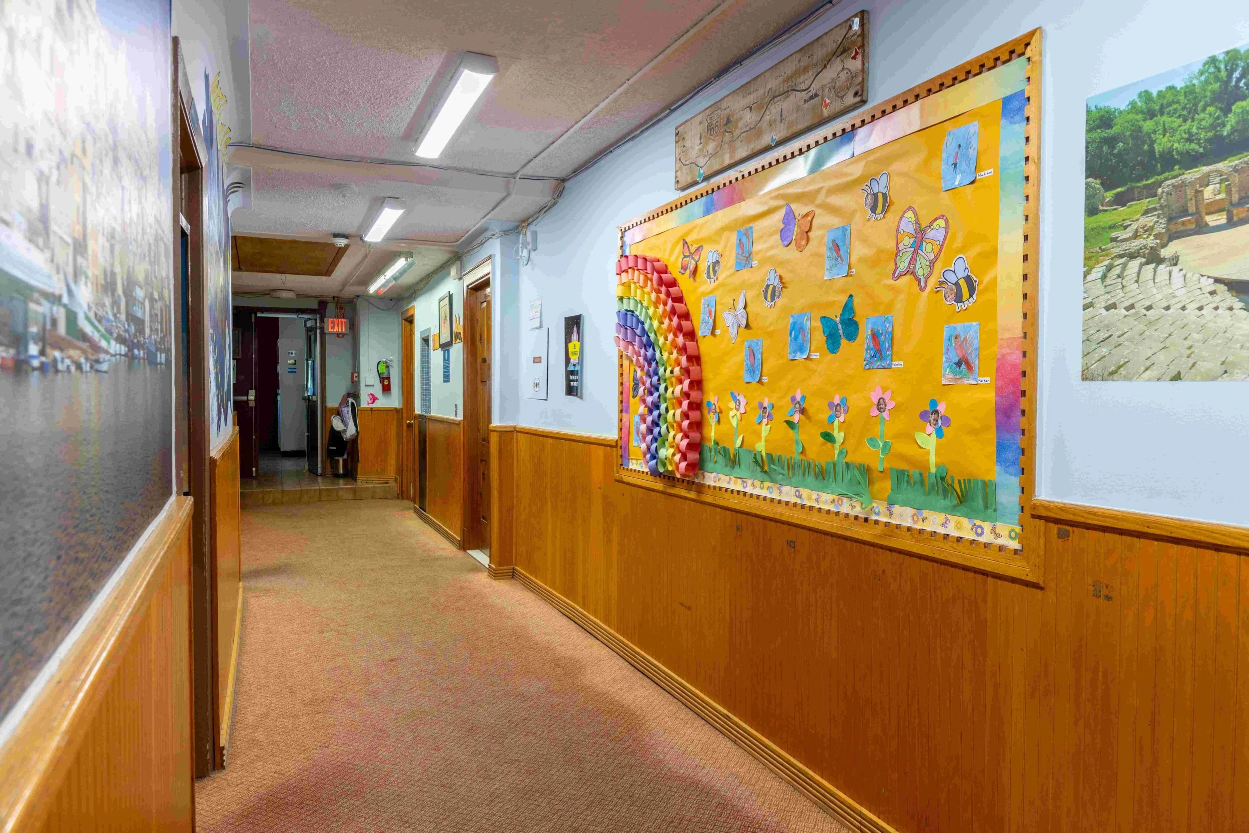 Lower school hallway