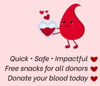 cartoon blood drop image holding a heart