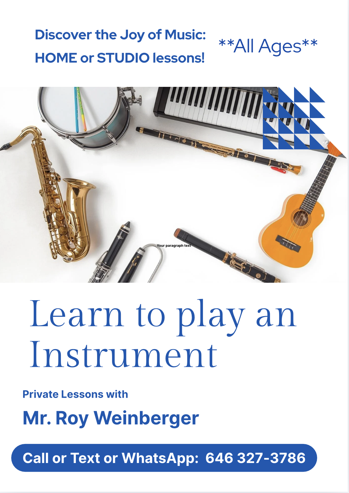Music Lessons for All Ages Await!