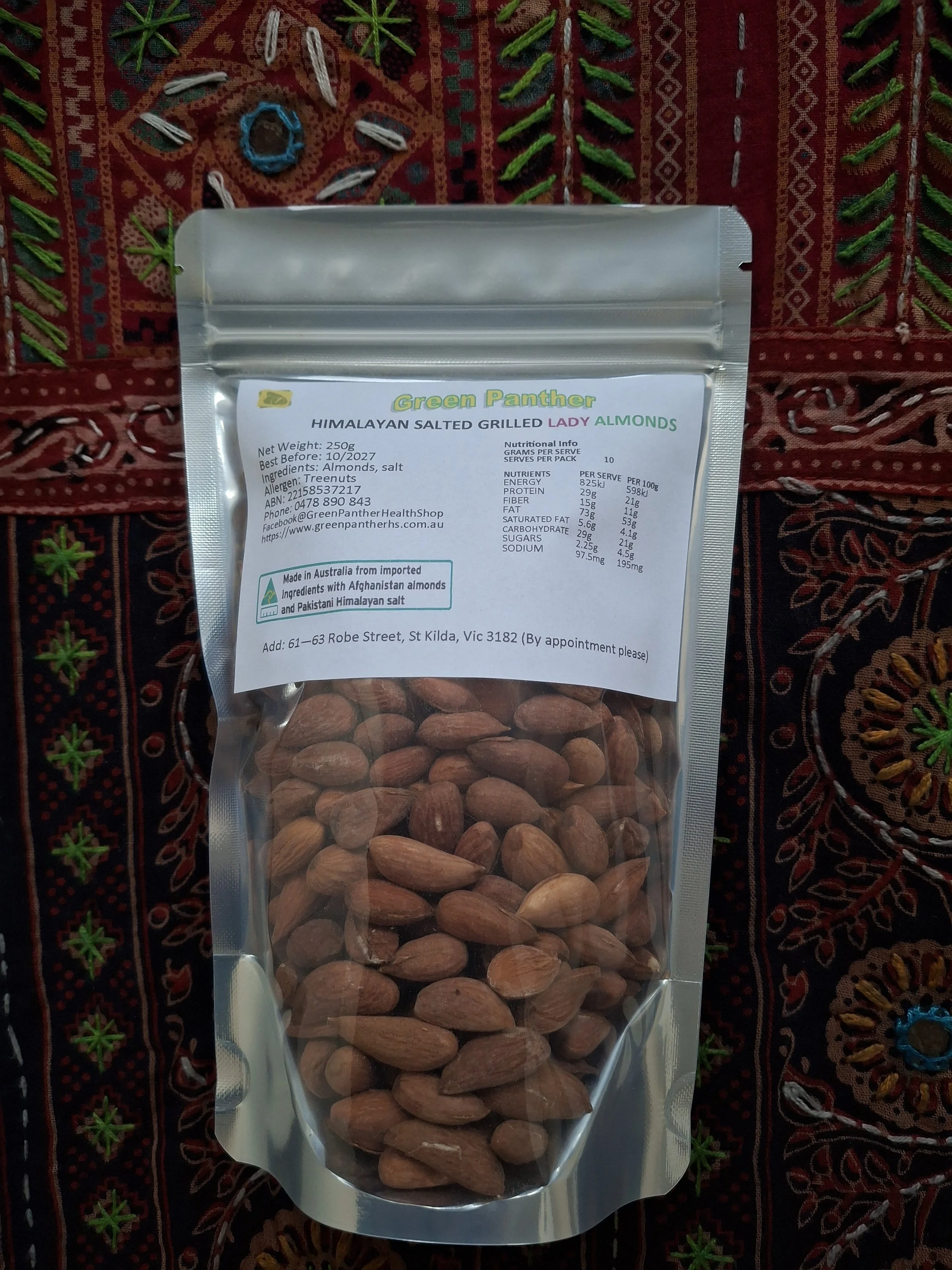 Himalayan Salted Grilled Lady Almond