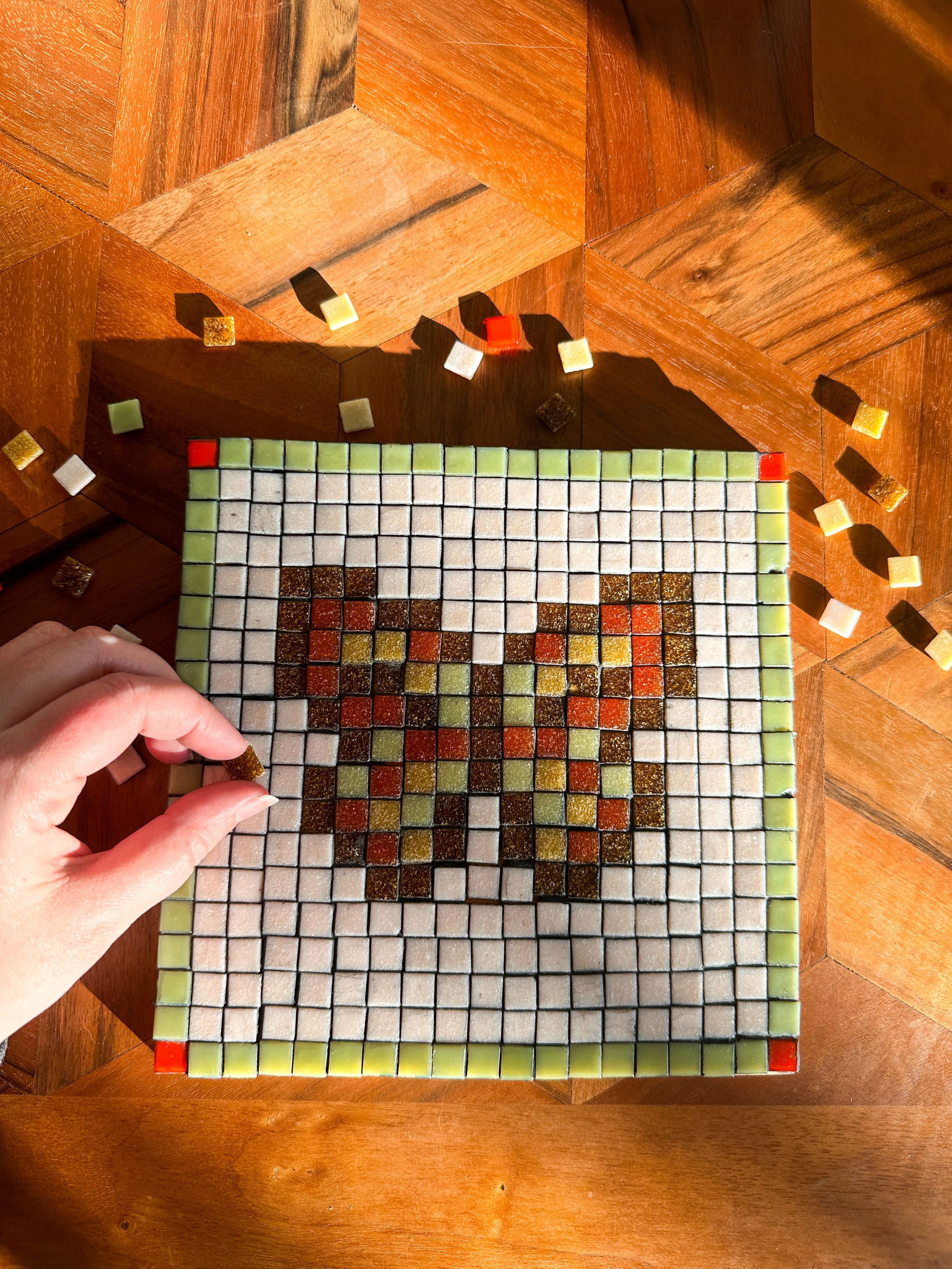 Mosaic Pixel Art with DIY Roadshow