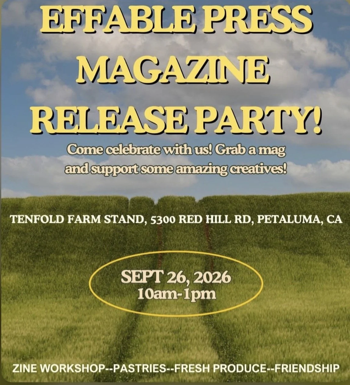 Effable Press Magazine Release Party!