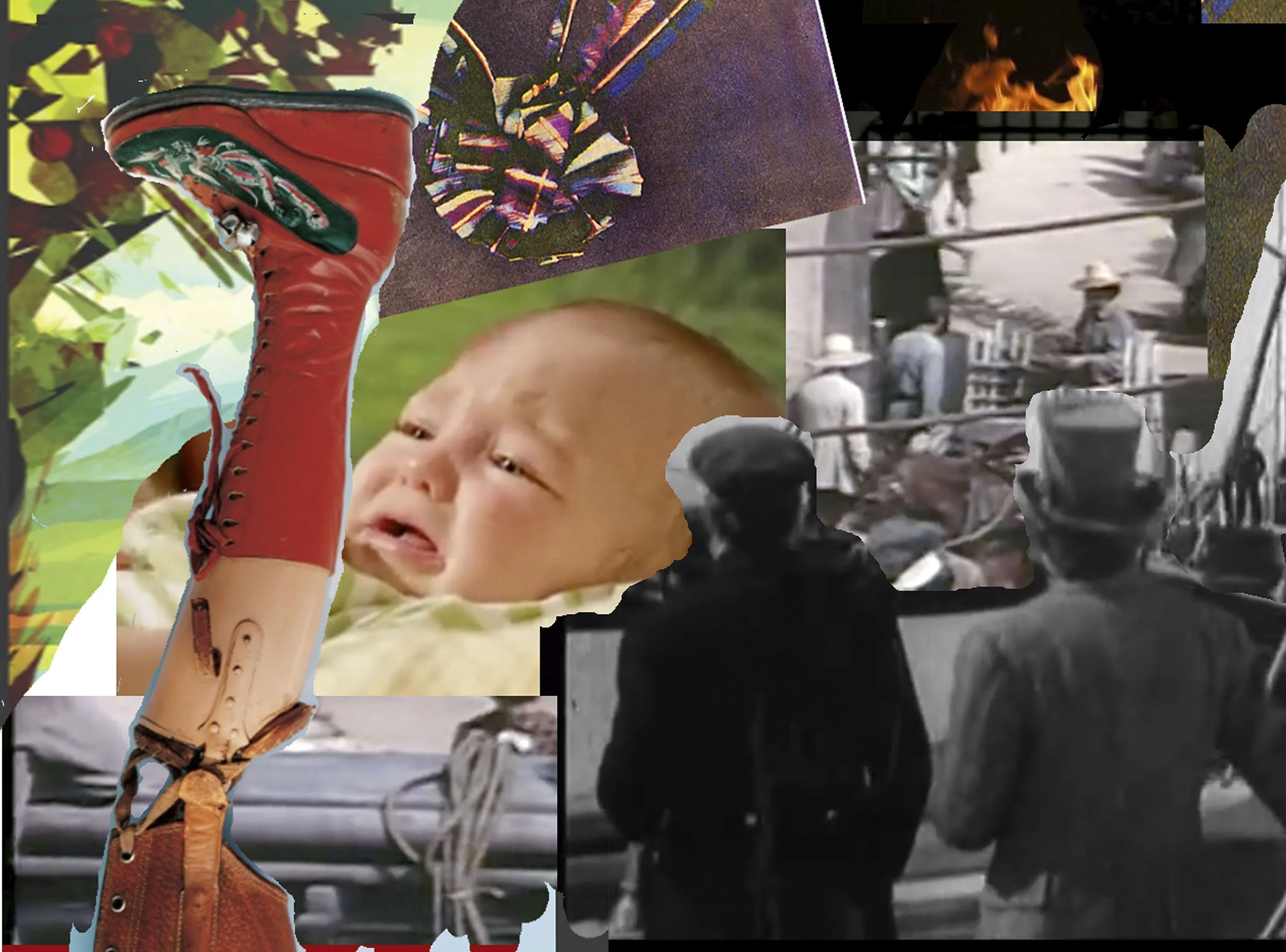 Planet Love Episode 3, 2023, digital collage.