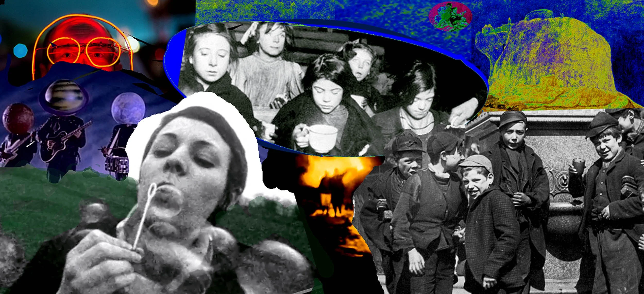 Planet Love, 2022, digital collage.