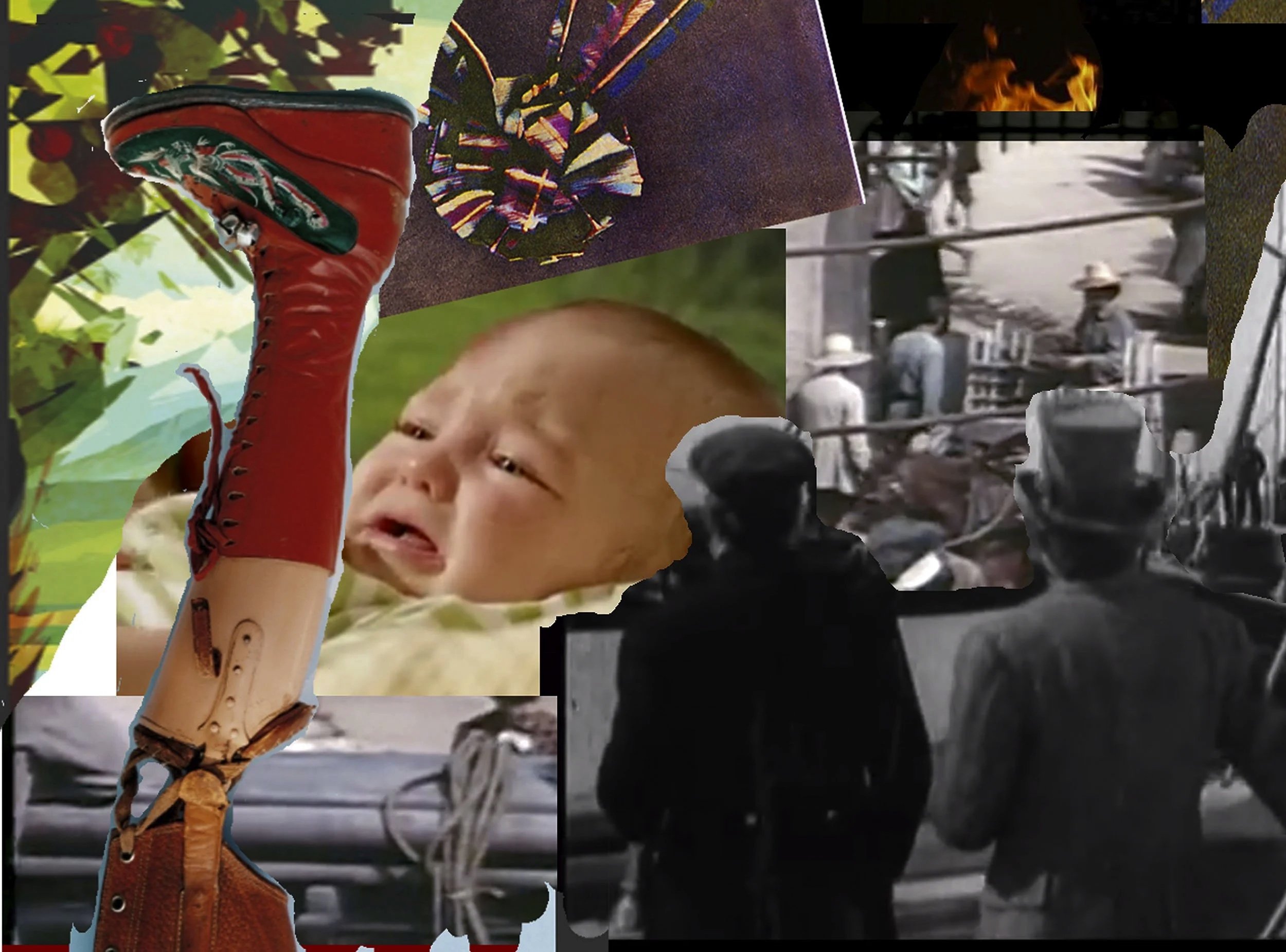 Planet Love Episode 3, 2023, digital collage.