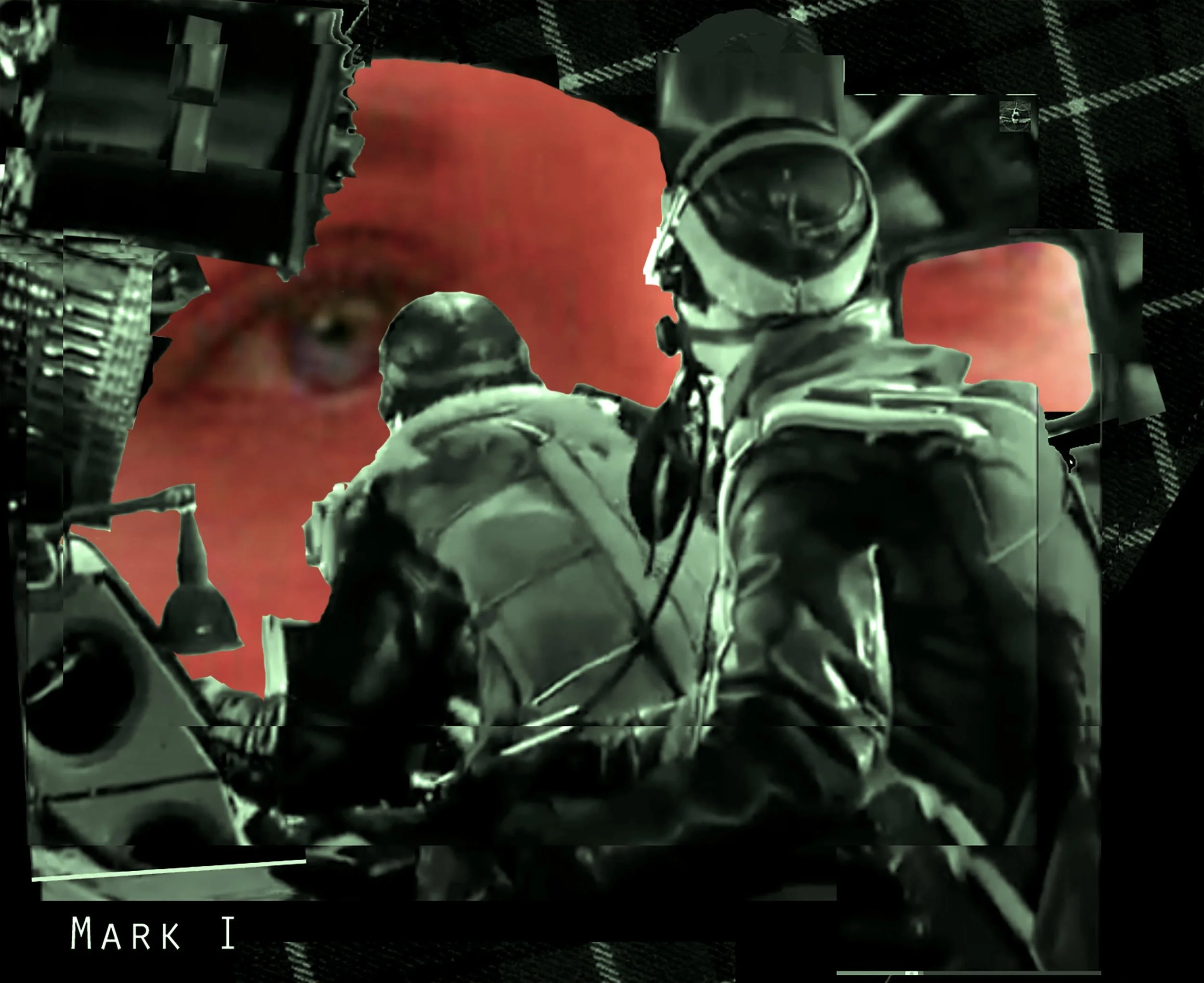 Mark 1, 2025, digital collage.