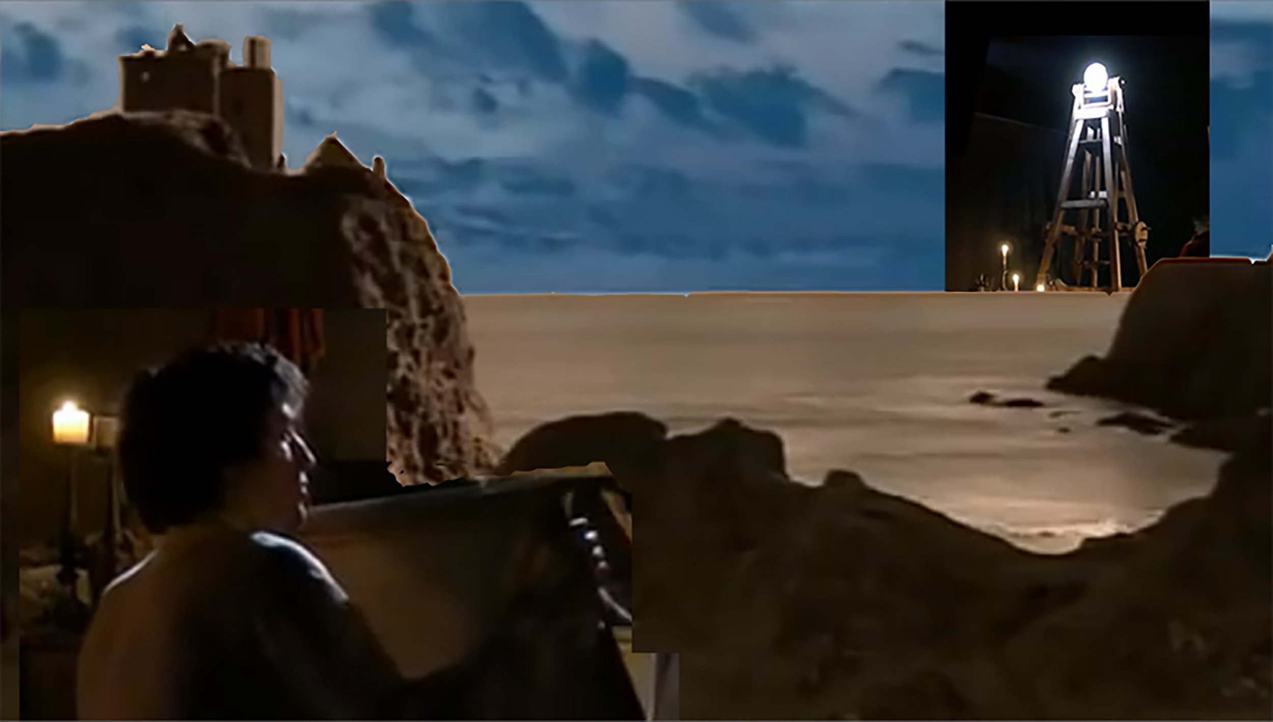 Caravaggio's Mirror, 2015, digital collage.