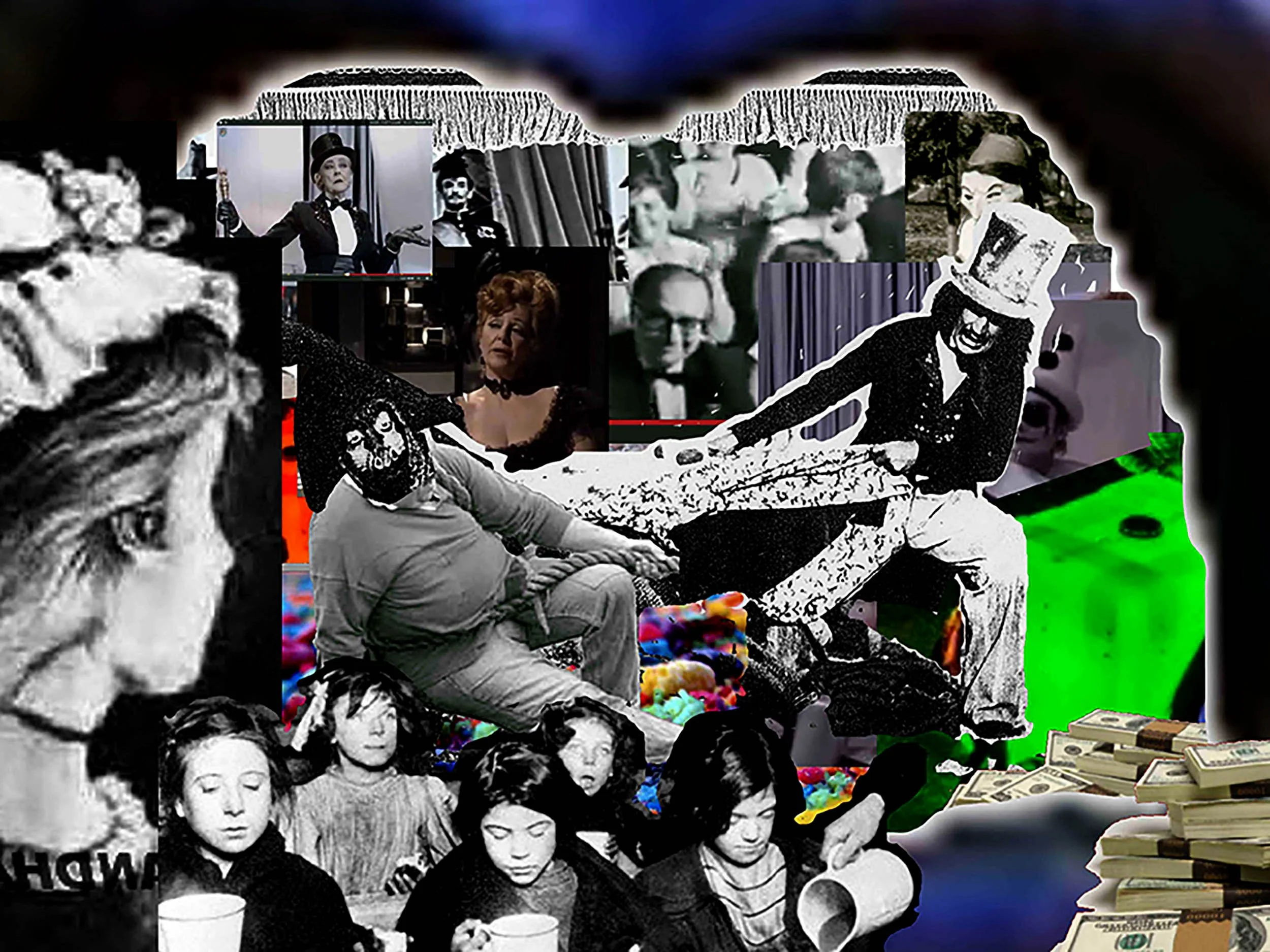 Capital and Labor, 2016, digital collage.