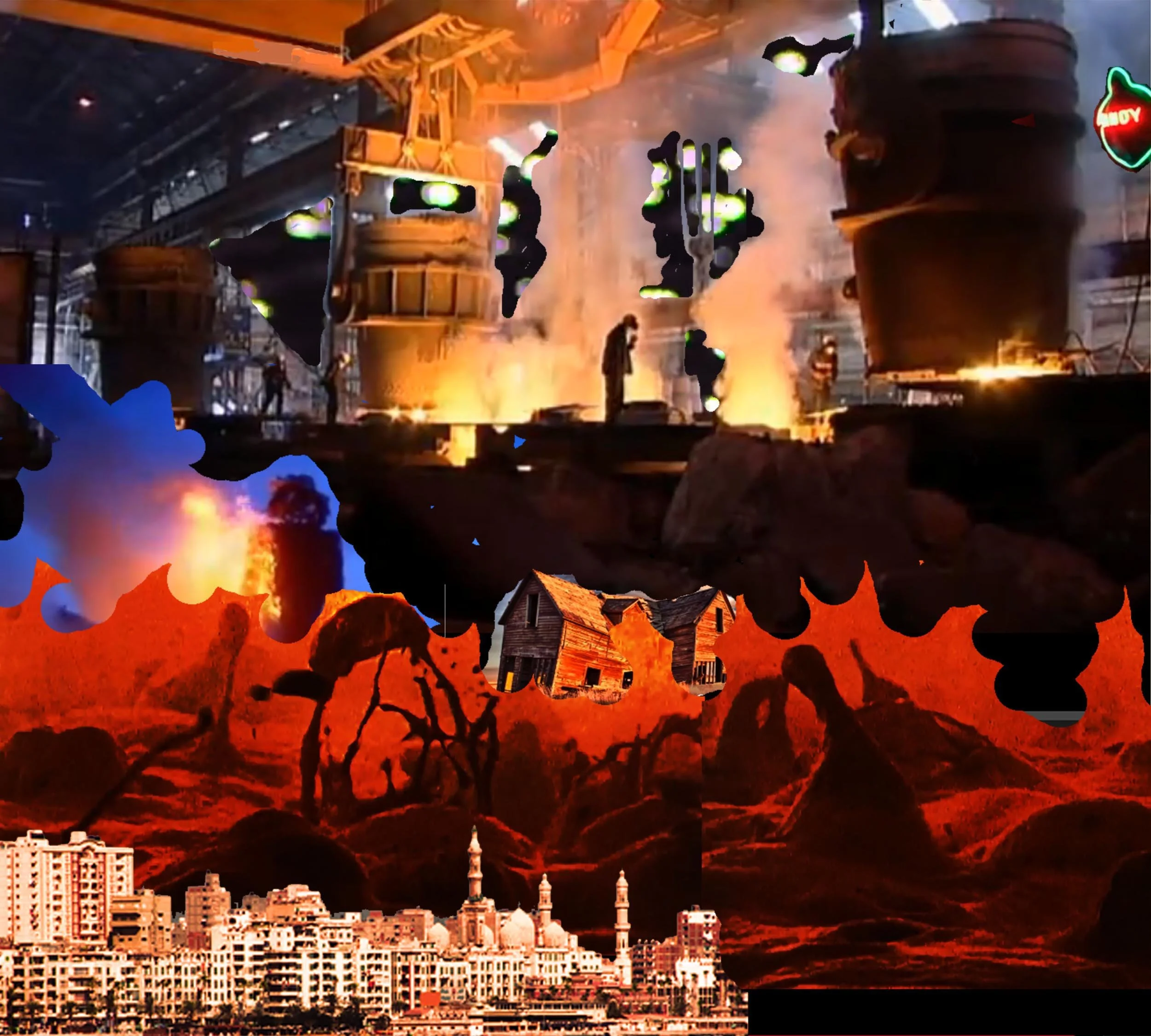 Hot Stuff, 2017, digital collage.