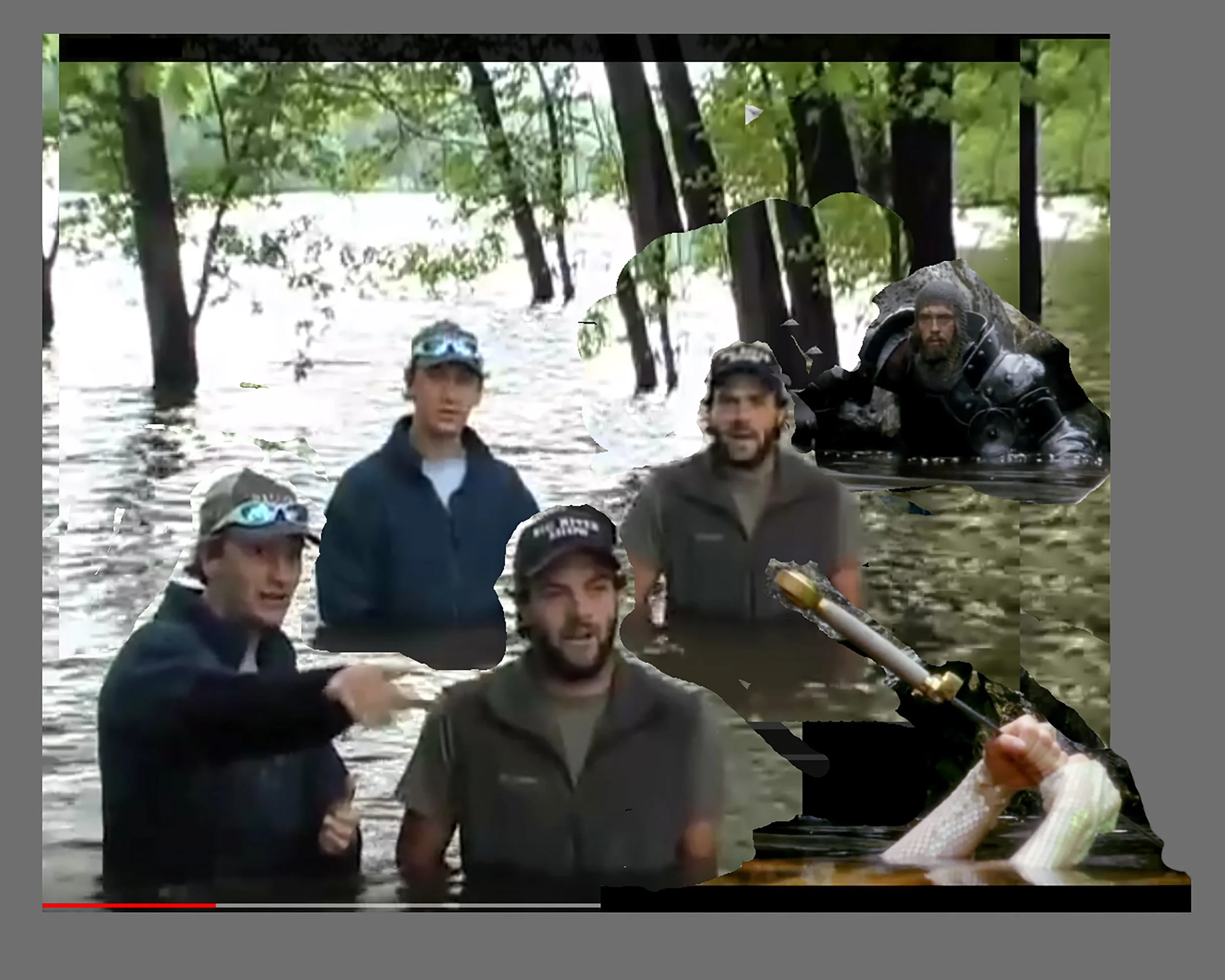 Excalibur, 2019, digital collage.