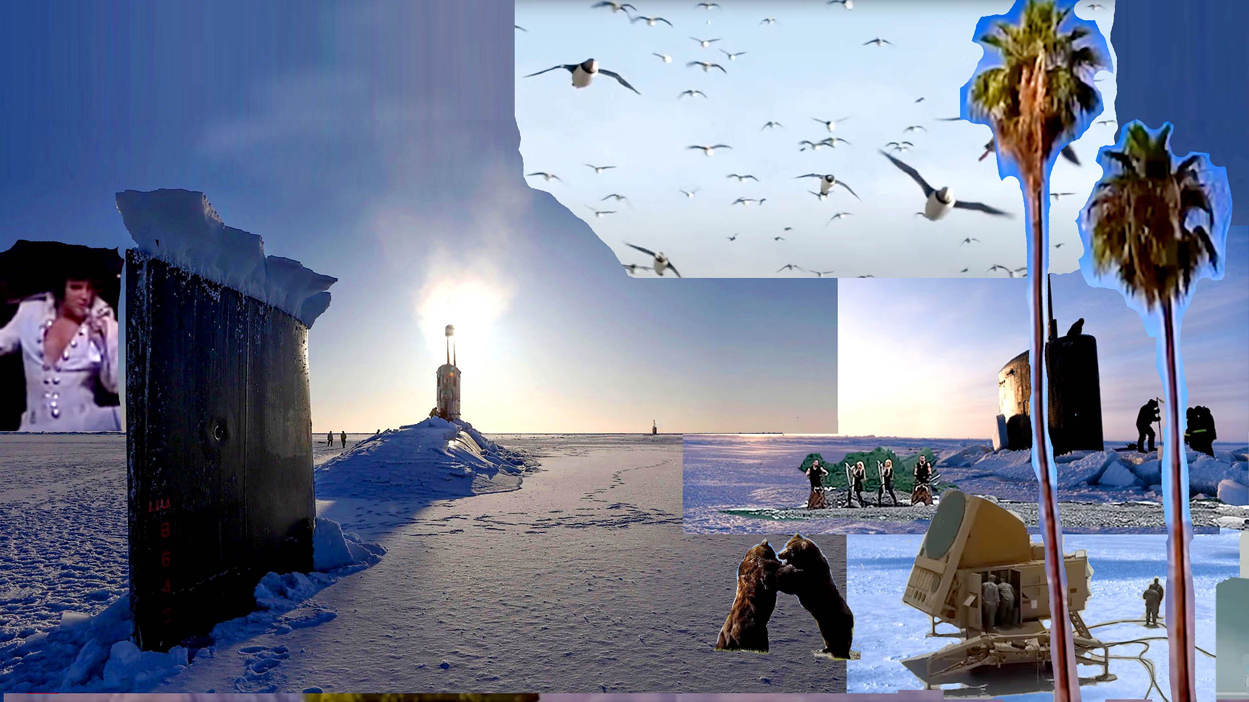 Invasive Species, 2024, 23" x 36".