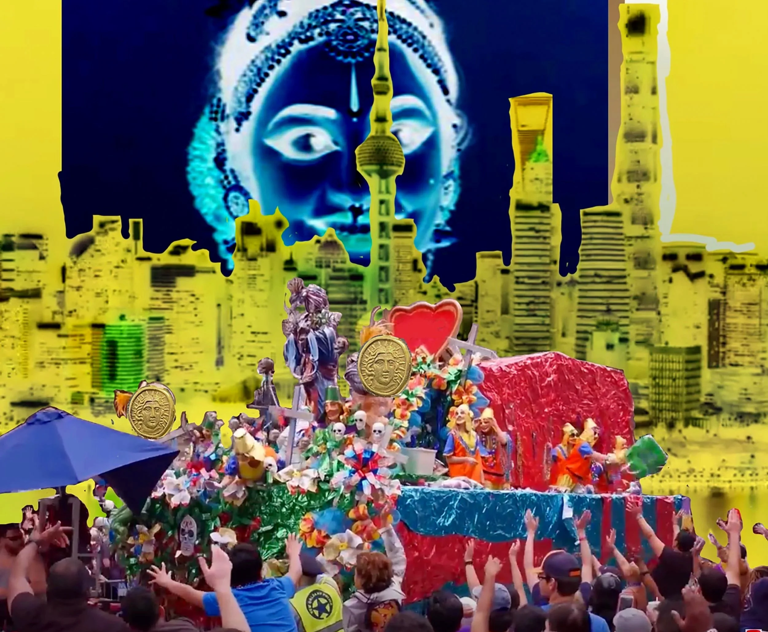 Parade, 2023, digital collage.