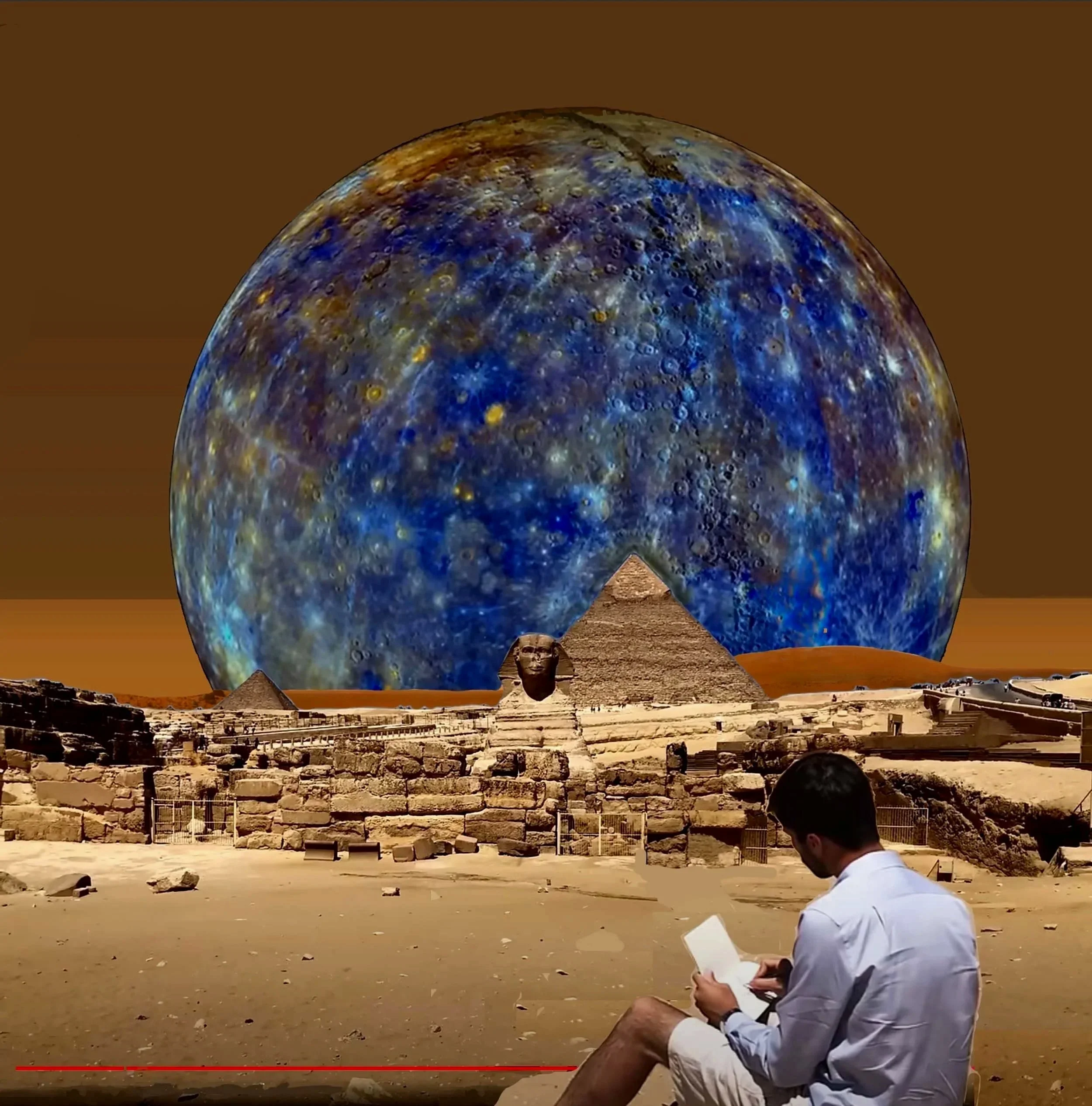 Mercury Rising, 2024, digital collage.