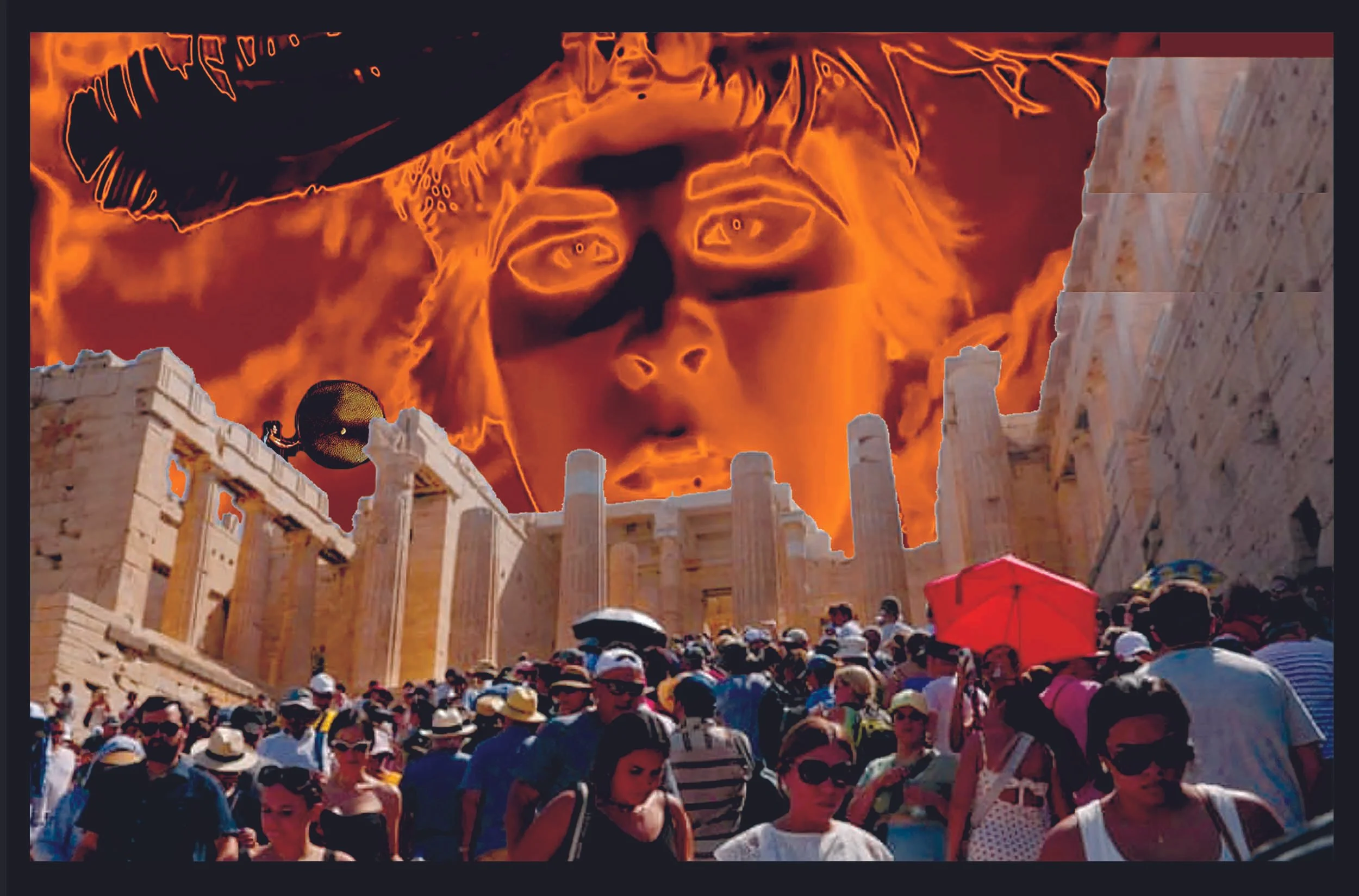 Radiant Daze, 2023, 25" x 34".