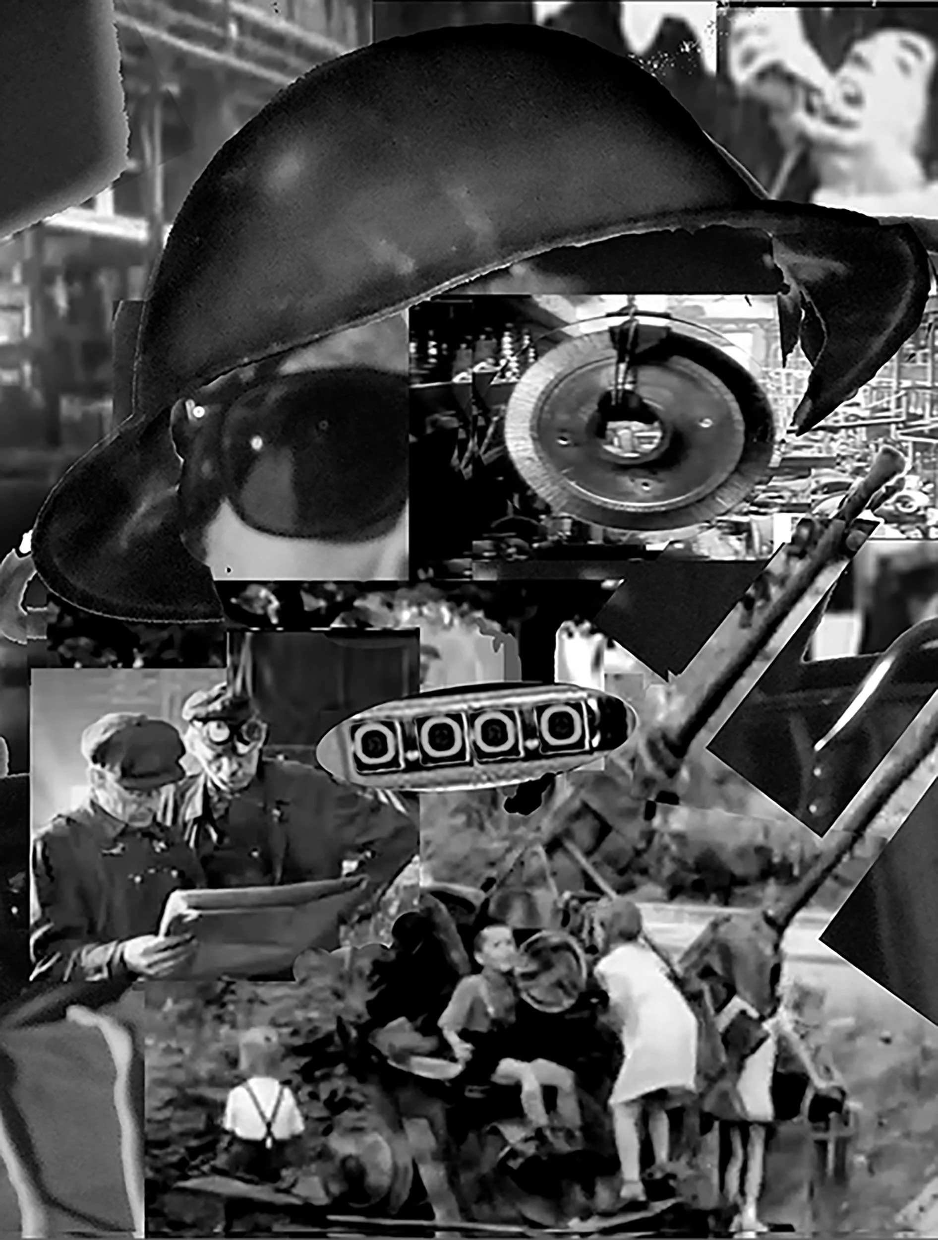 Artificial Intelligence, 2017, digital collage.