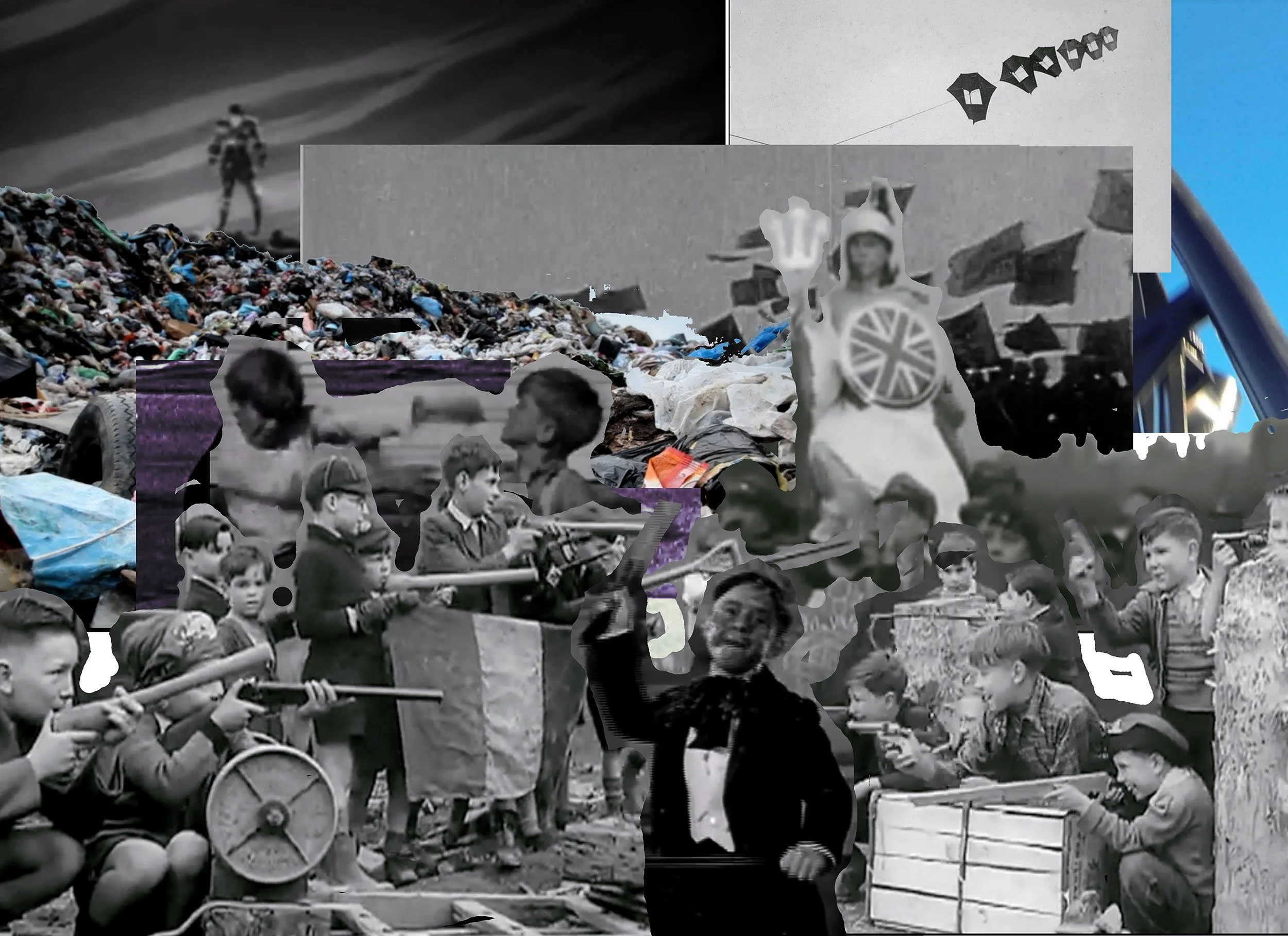 Children's Crusade, 2018, digital collage.