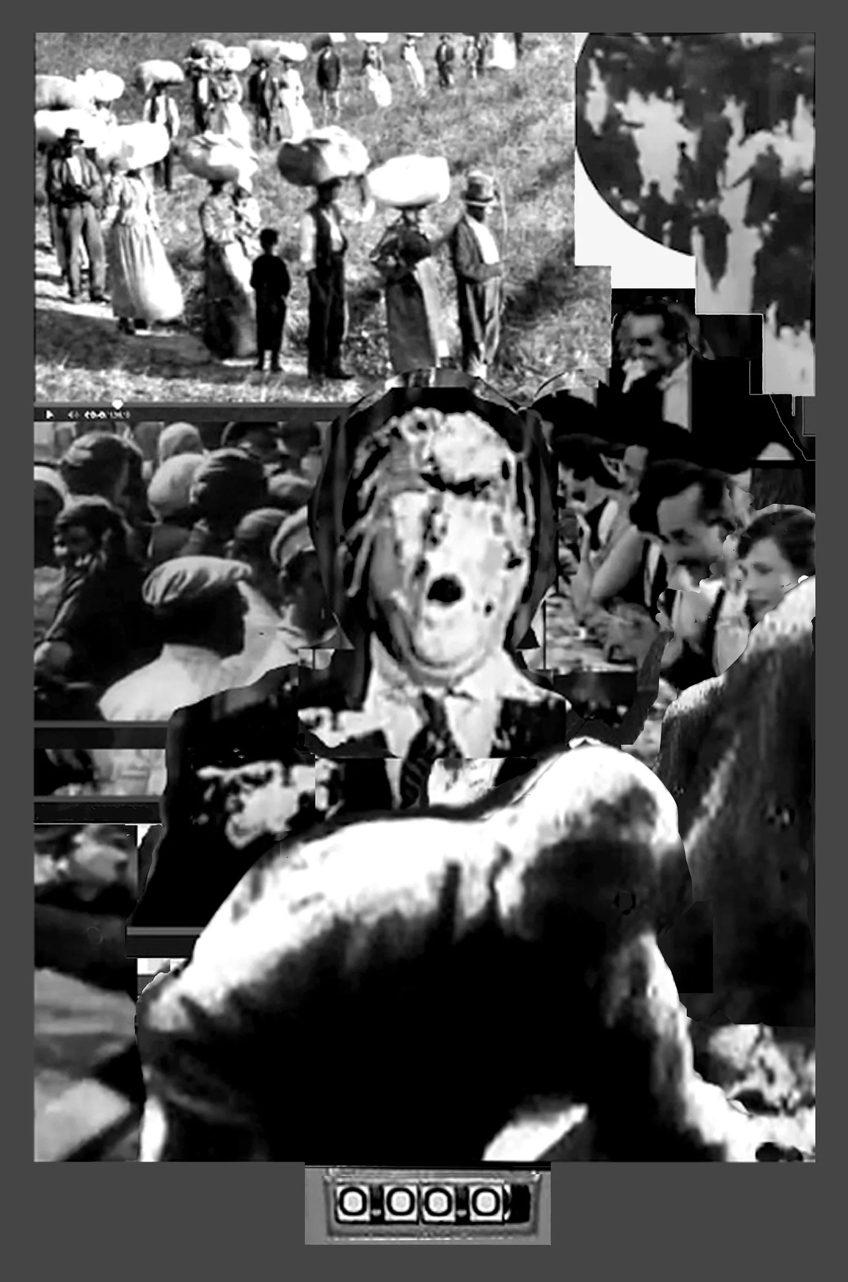 Dismal Science, 2017, digital collage.