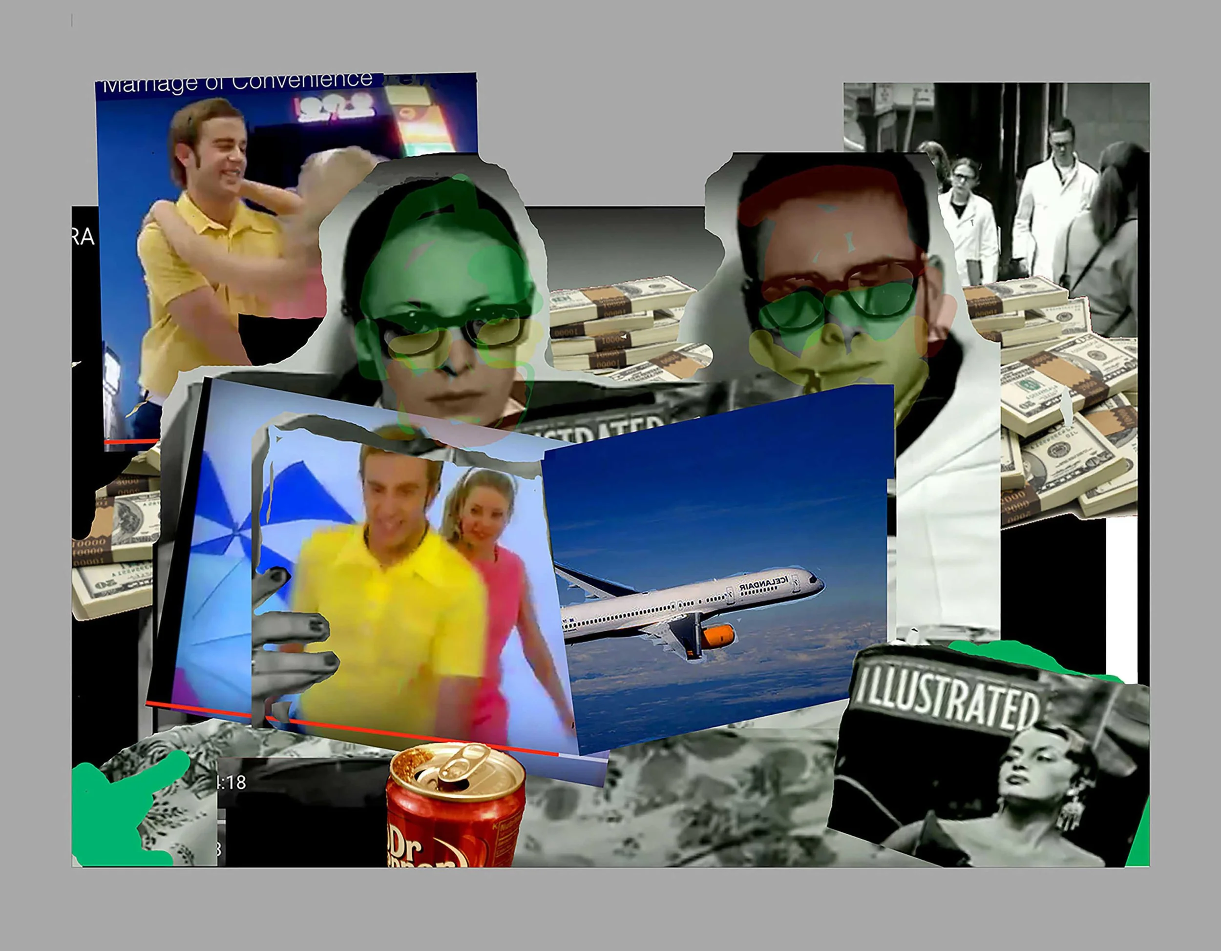 Marriage of Convenience, 2023, digital collage.