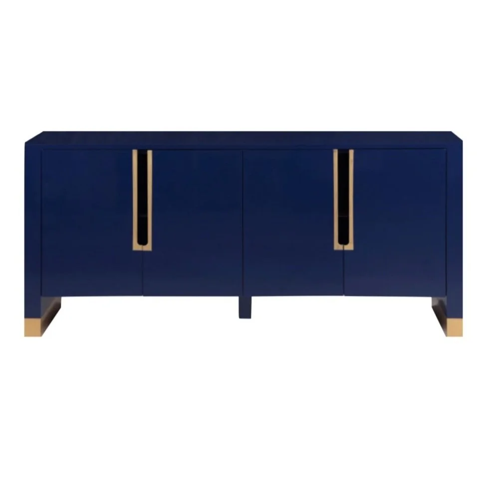 Florence Lacquer Sideboard Navy