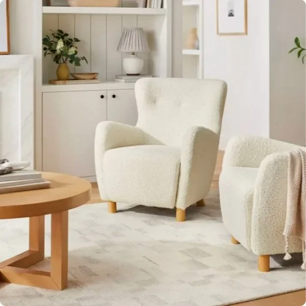 Kessler Wingback Accent Chair Velvet