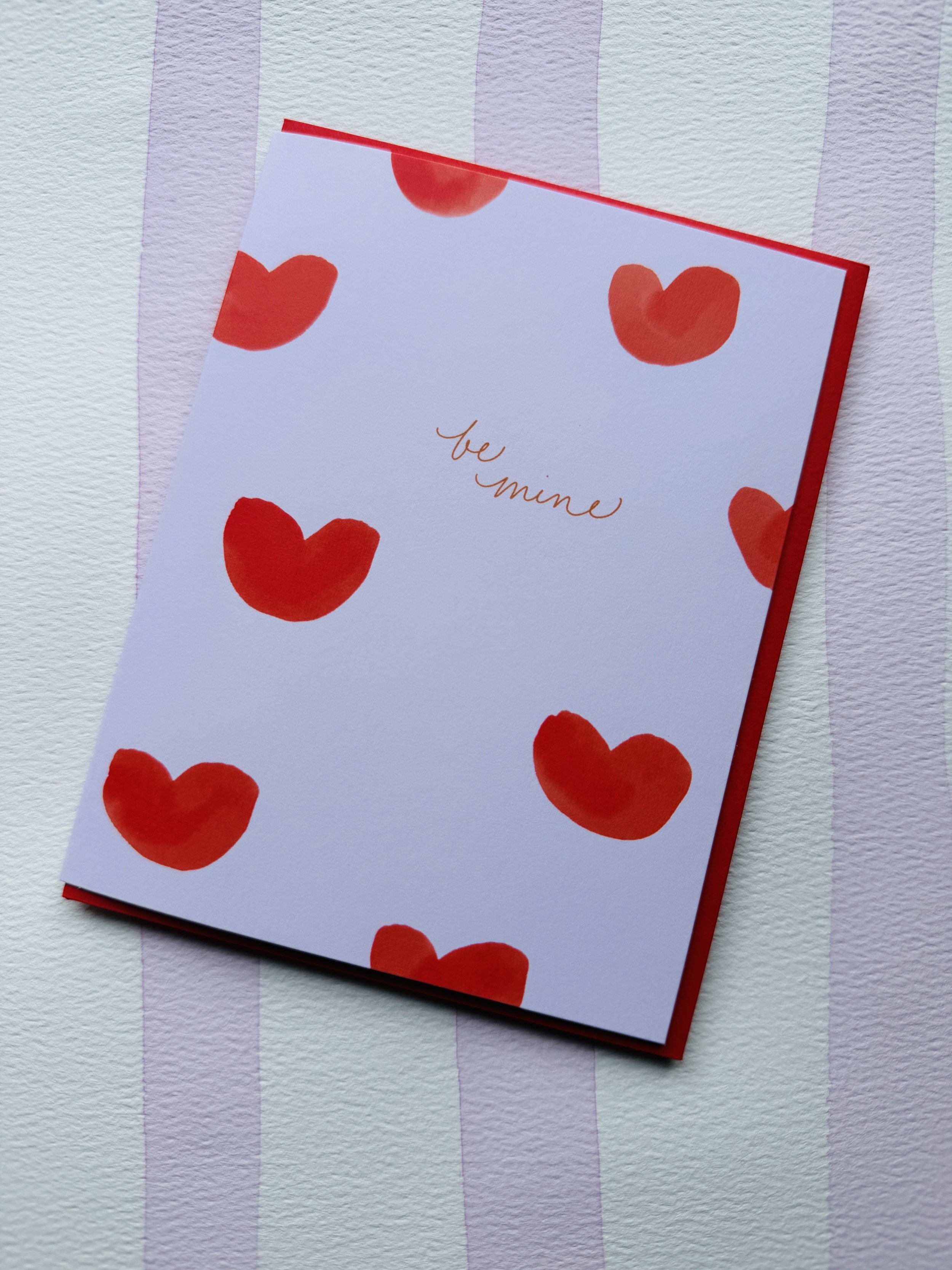 « Be mine » card