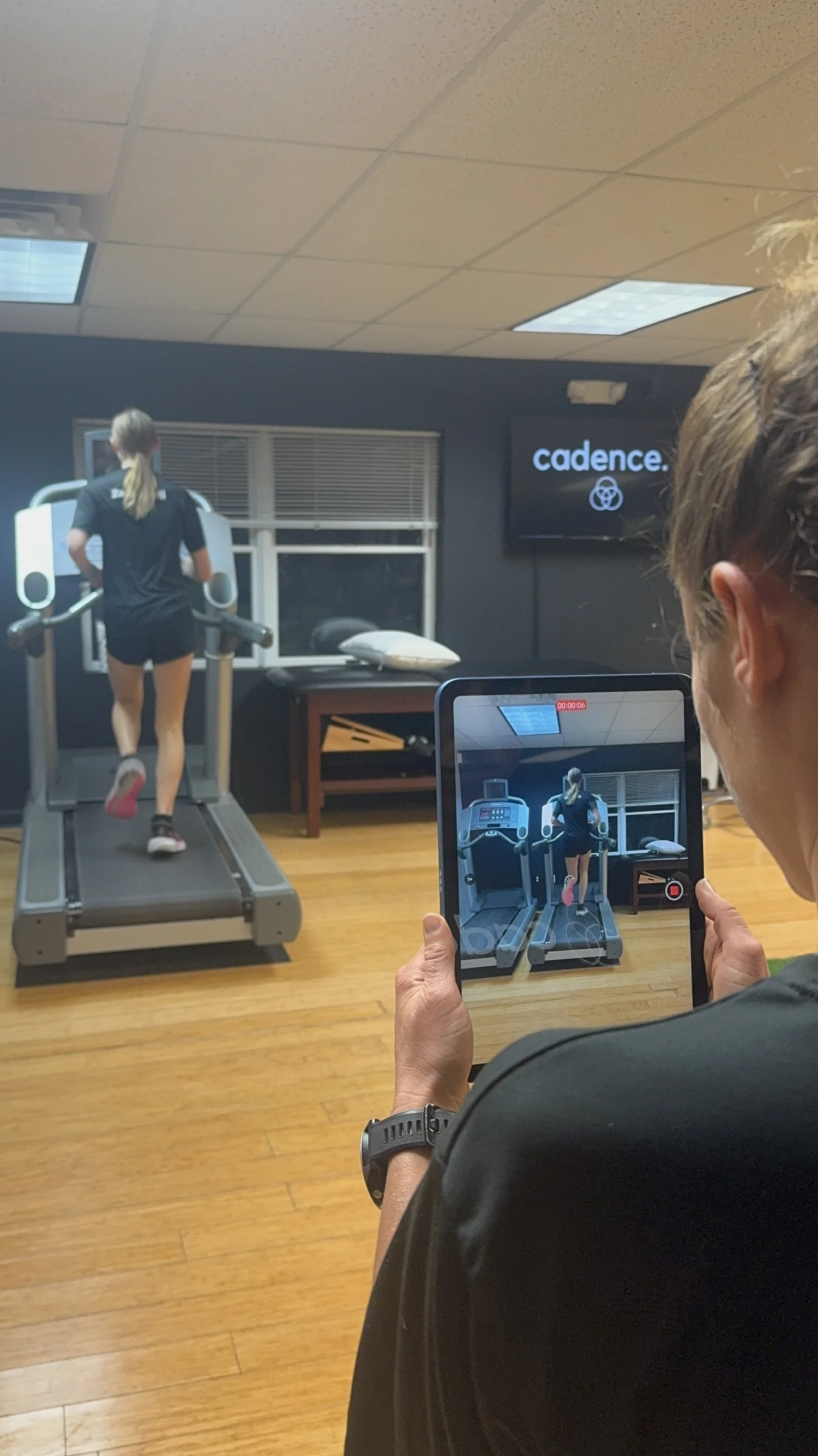 Cadence Physical Therapy running gait analysis in Hillsborough, New Jersey