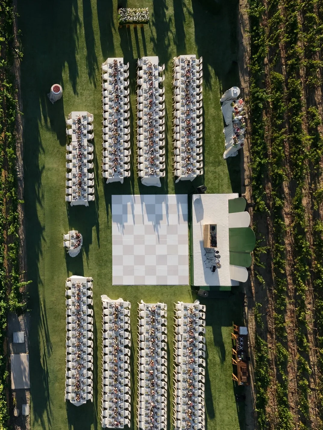 From golden hour in the vineyards to dancing long after dark. A celebration filled with beautiful details, unforgettable moments, and a little after-party magic.

A night to remember at @montagehealdsburg. 🤍

Planning + Design: @burkevents 
Floral +