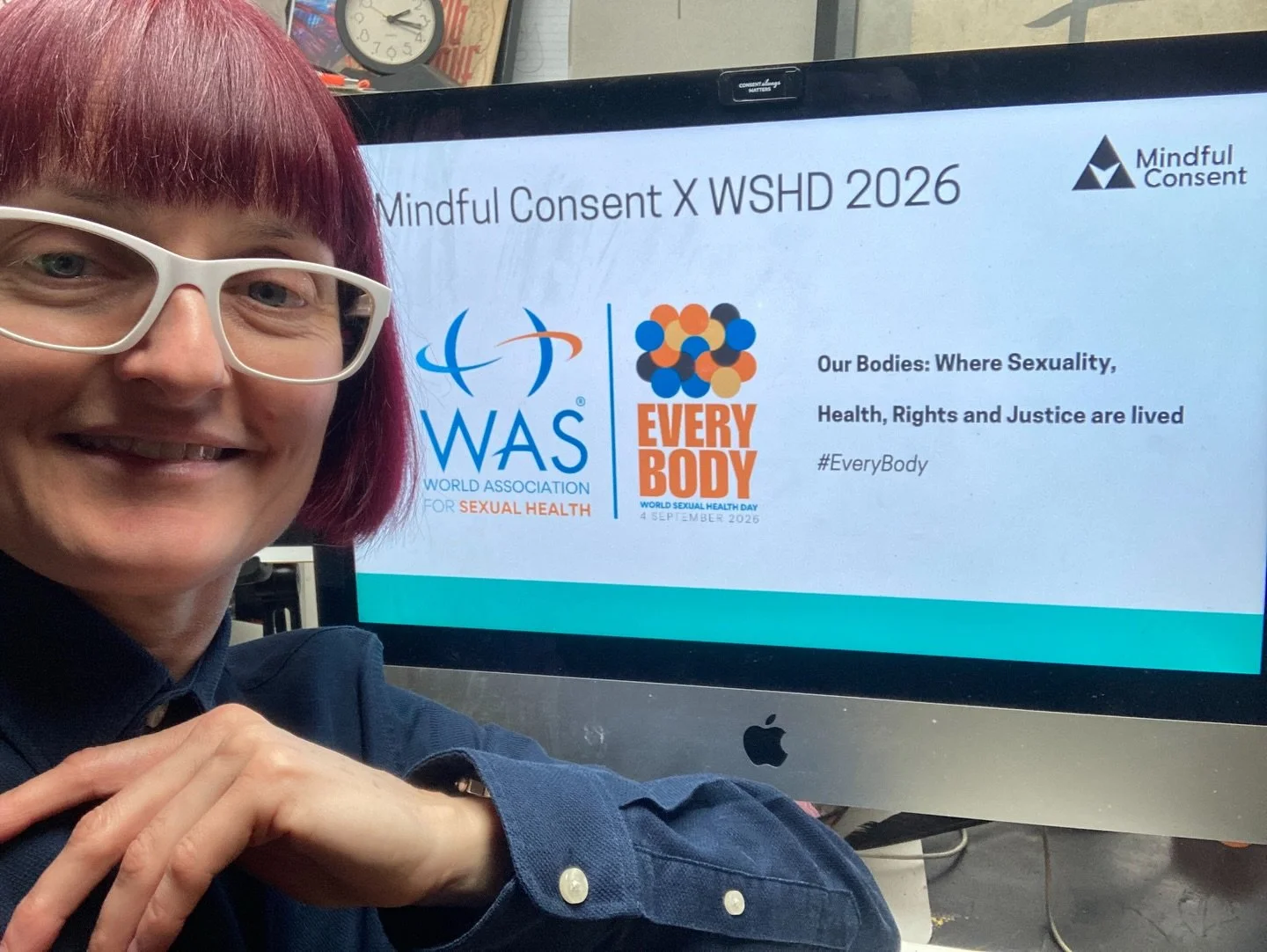 Thanks to everyone who attended my webinar on my @mindfulconsenteducation Mindful Consent model as part of World Sexual Health Day for the World Association for Sexual Health. What started as a 30min webinar extended to a 1hr webinar with attendees r