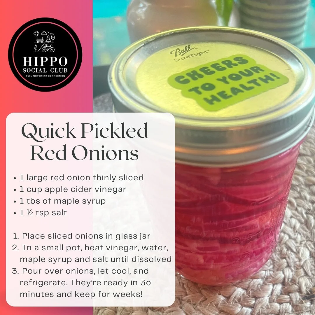 Did you know there are so many benefits to red onions? Especially for men&mdash;ha. Look it up. But if you pickle them, it&rsquo;s next level. You can put them on everything 🤌🏼 remember to use filtered water 😉