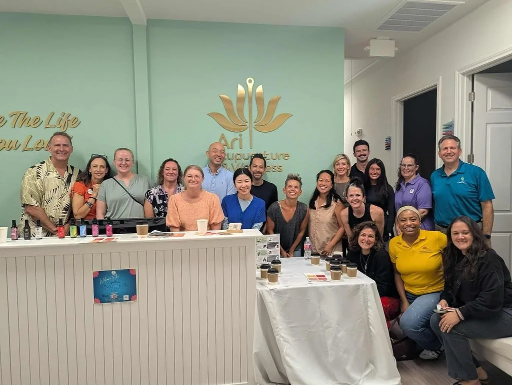 Good vibes, full moon energy, genuine conversations, and vibrant souls all around from our Wellness Mixer. Thank you to @ariacupuncture,  @naga.wellness, and everyone who joined us! It was truly an inspiring evening of connection and community 🪷 🌱 