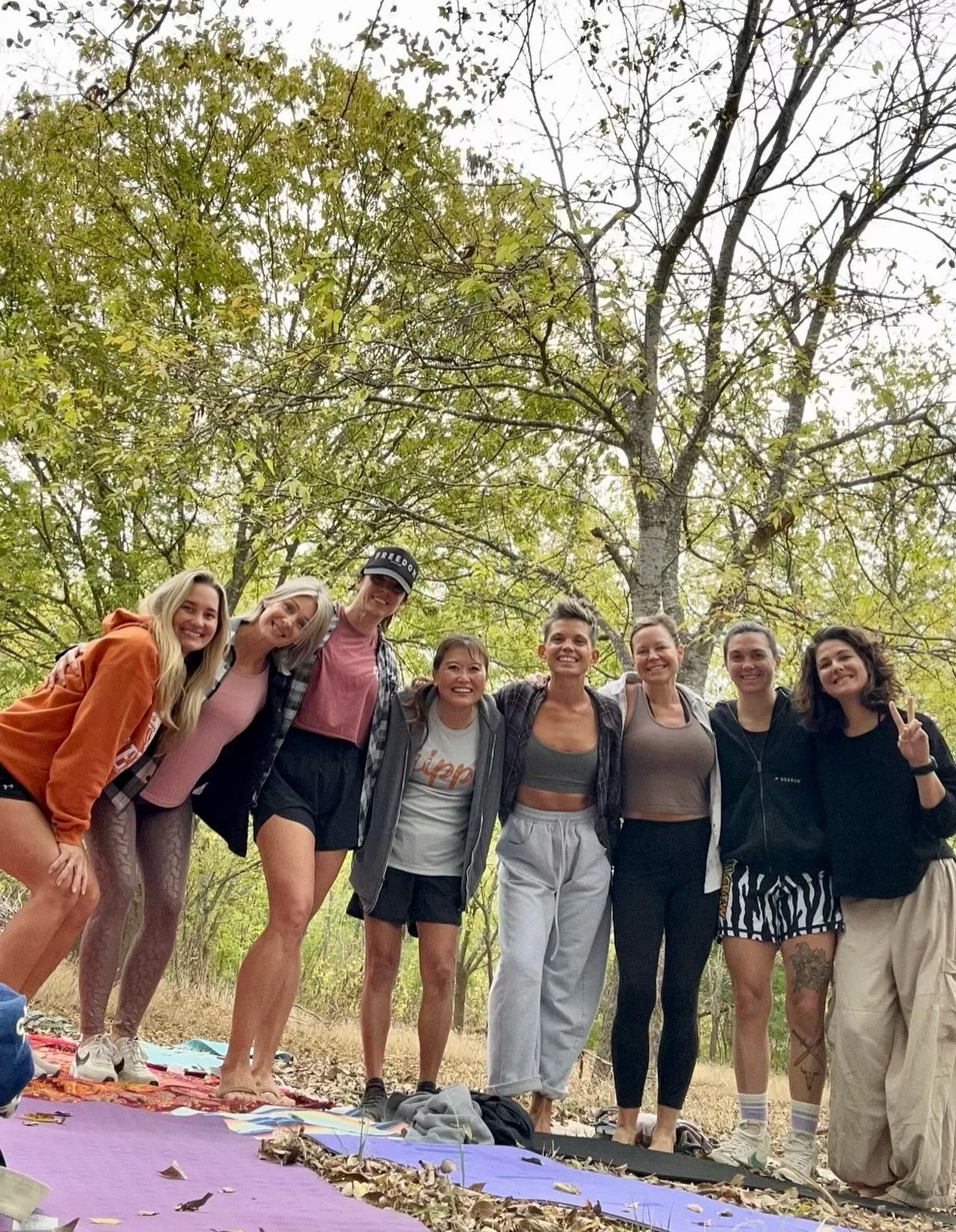 Women&rsquo;s Circle in the Forest 🌳 ✨

There&rsquo;s a special kind of peace that finds you when you lay your mat down among the leaves. The forest slows you, supports you, and somehow reminds you to breathe a little deeper.

You see, once you&rsqu