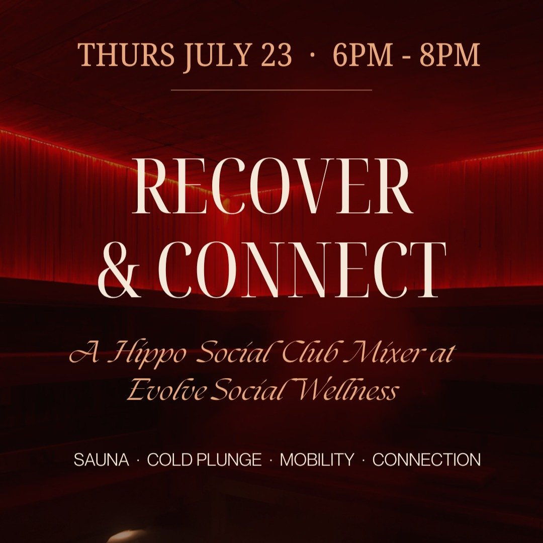 Only 1 spot left for this month&rsquo;s After Hours Mixer at @evolvesocialwellness

Sign up: https://events.sweatpals.com/68477f13
or go to HippoSocialClub.com -click on Events.