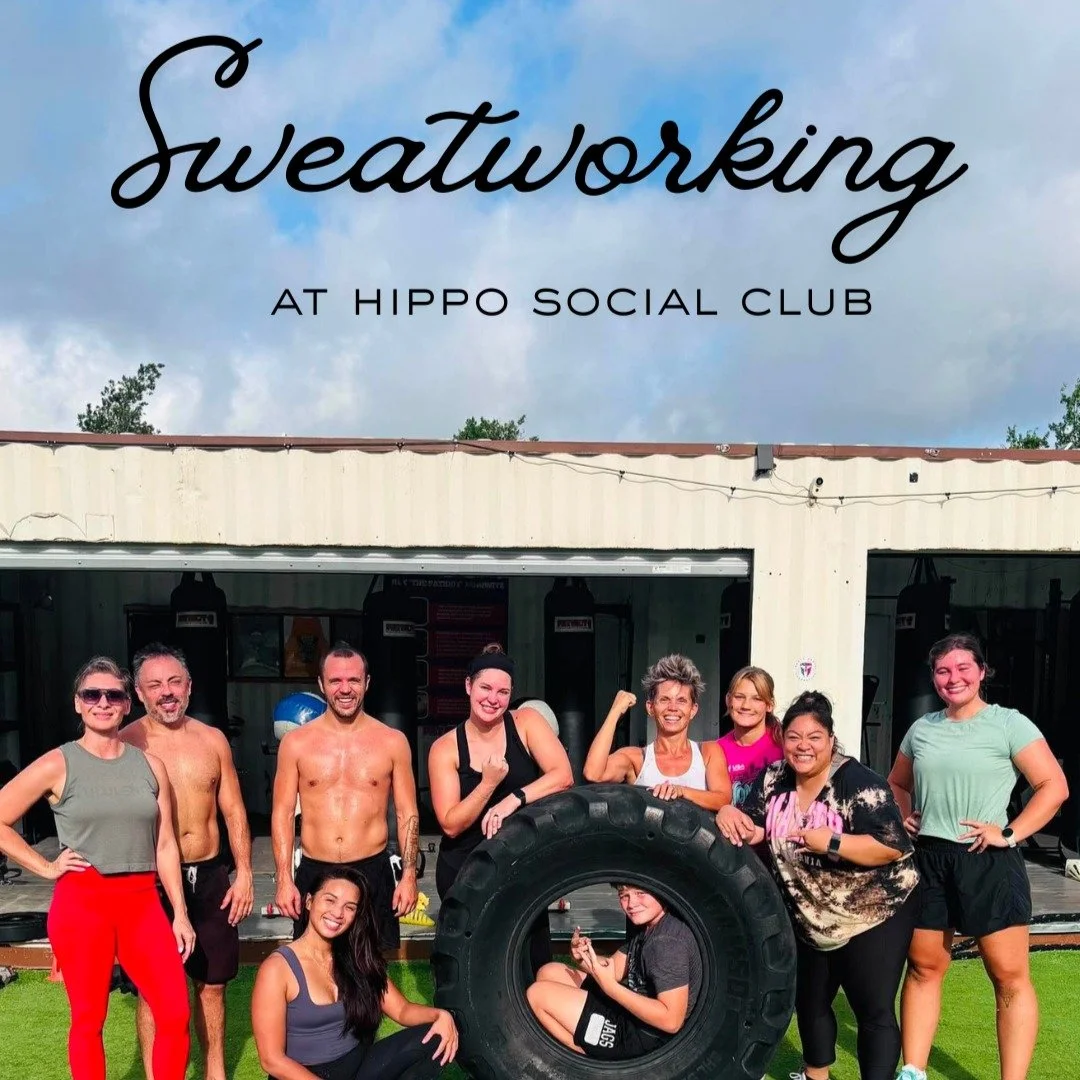 Want to experience an event with Hippo Social Club? This month is 🔥

July 8 Sweatworking with Entreprenuers @7:45 AM with @fuelmoveconnectwithtracey 
https://short.sweatpals.com/dfb9fc17

July 11 Women's Wellness Circle Special wellness activation w