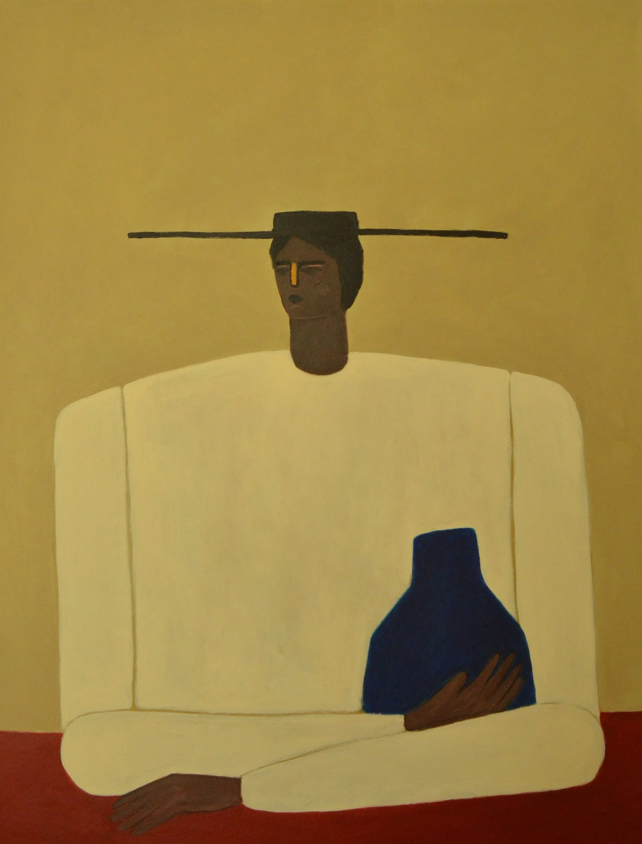 Con Cuidado, 2024, Acrylic on Canvas, 24"x30" (60.96 x 76.2cm)