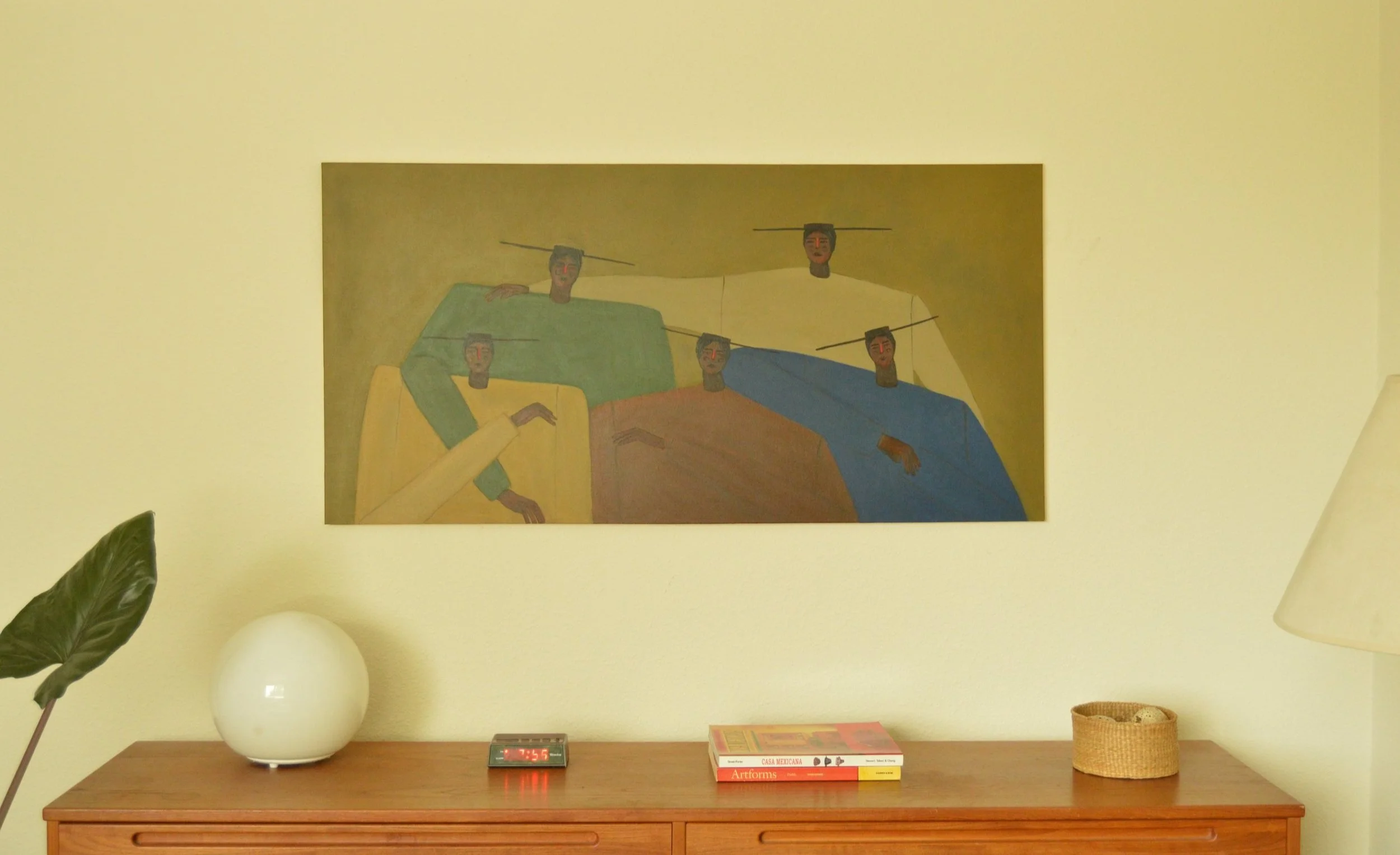 Por Siempre, 2024, Acrylic on Canvas, 24"x48" (60.96 x 121.92cm)
