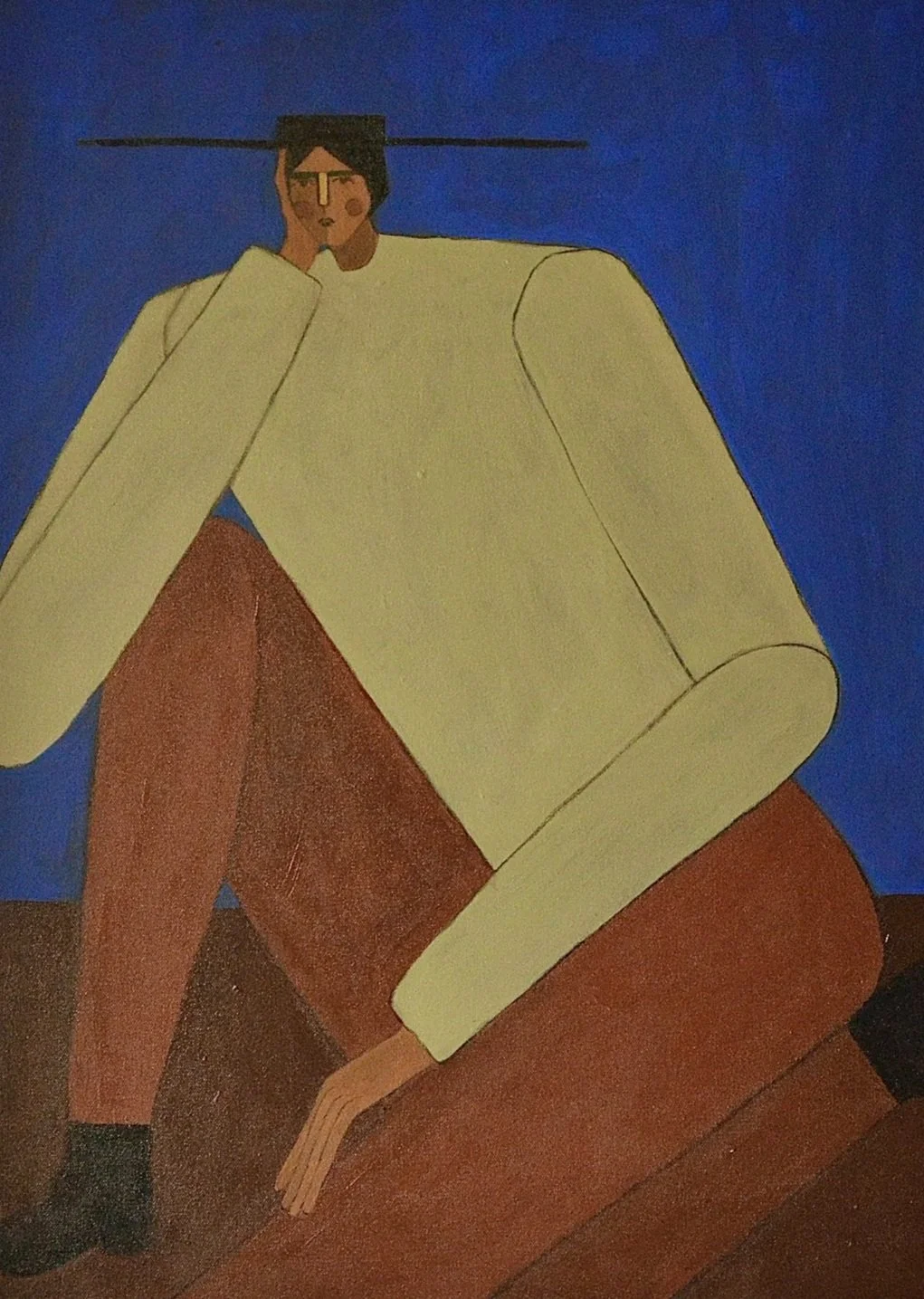 No Hay Prisa, 2024 Acrylic on Canvas 24"x36" (60.96 x 91.44cm)